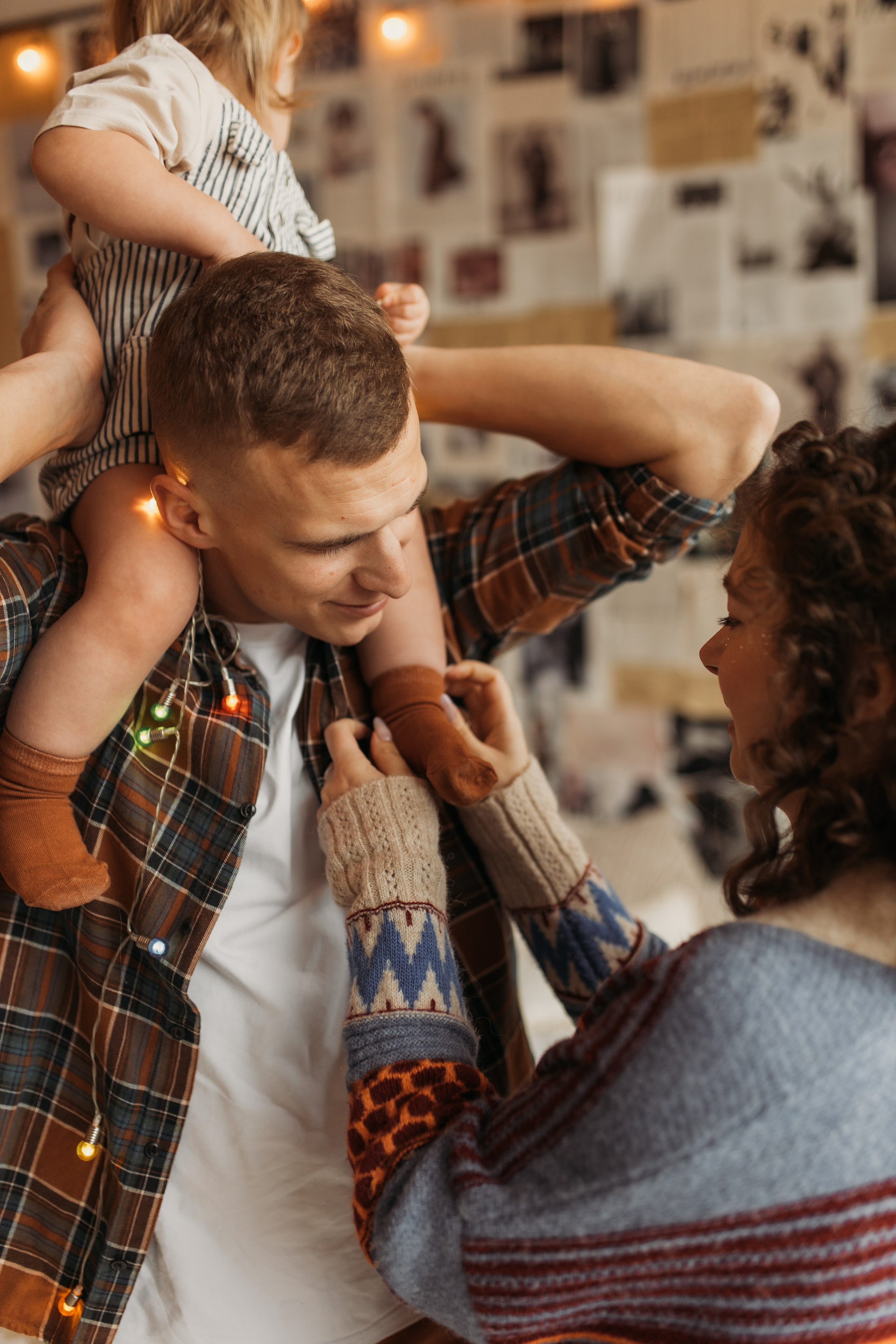 Даша, Андрей и Варечка. Семейный и свадебный фотограф в Москве и Зеленограде Марина Малярова