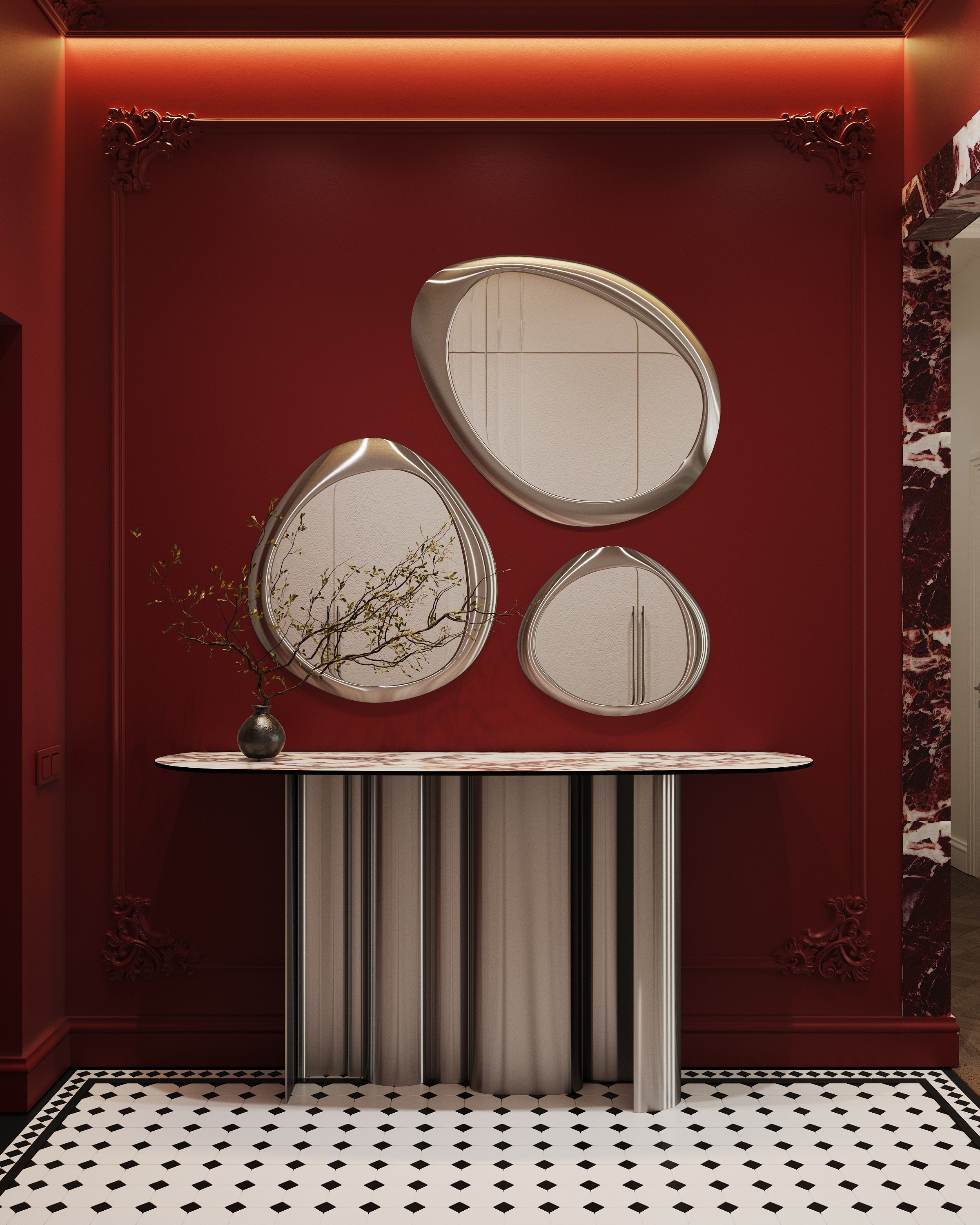 ЖК Легенда Московский/ Санкт-Петербург/ 77кв м. Ксения Барабаш дизайнер интерьера в Санкт-Петербурге