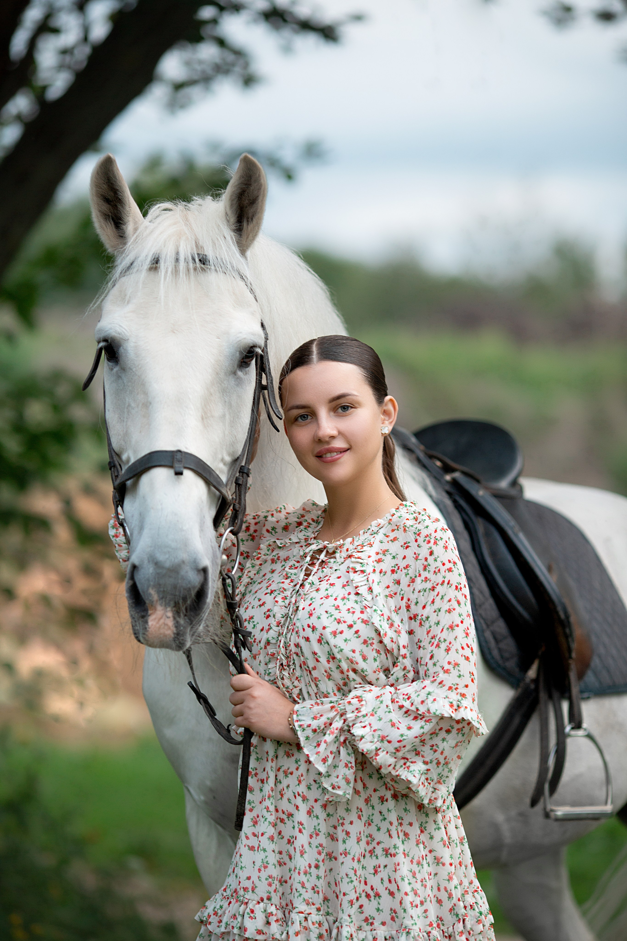 Варвара, Анастасия и Воробушек. Фотосессия с лошадьми в Нижнем Новгороде