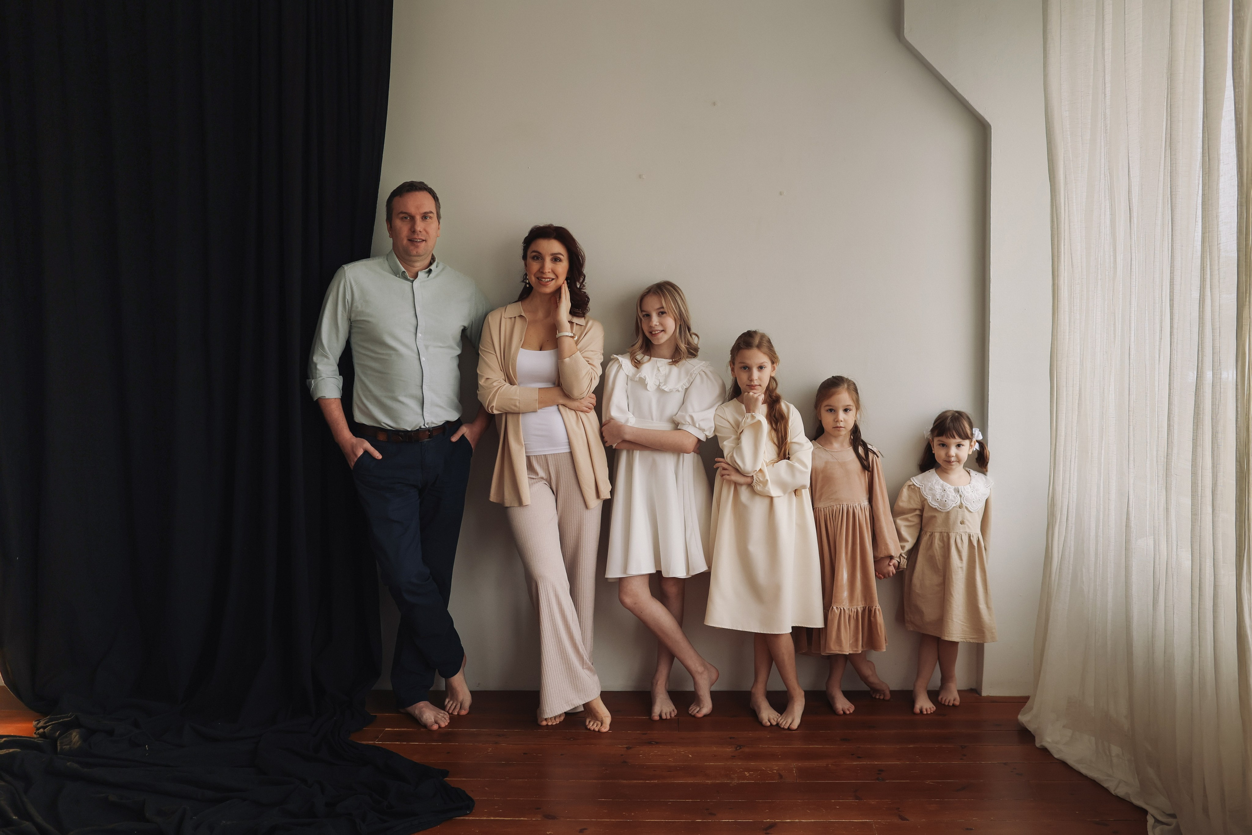 Фотосессия большой семьи Семейная фотосессия Фотосессия в Москве. Фотограф Владимир Москва