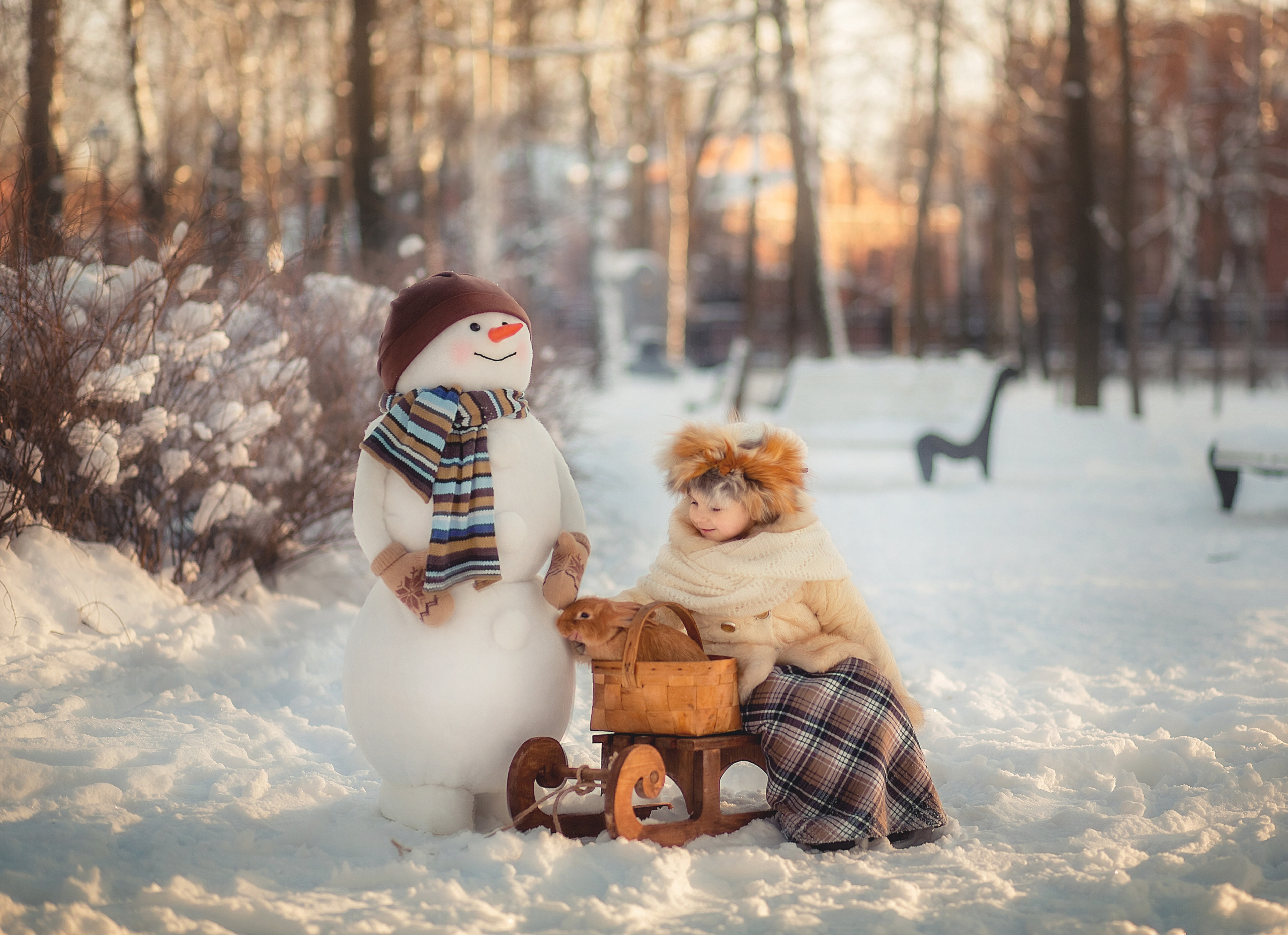 Зимняя сказка. Детский фотограф в Санкт-Петербурге Анна Ляшевич