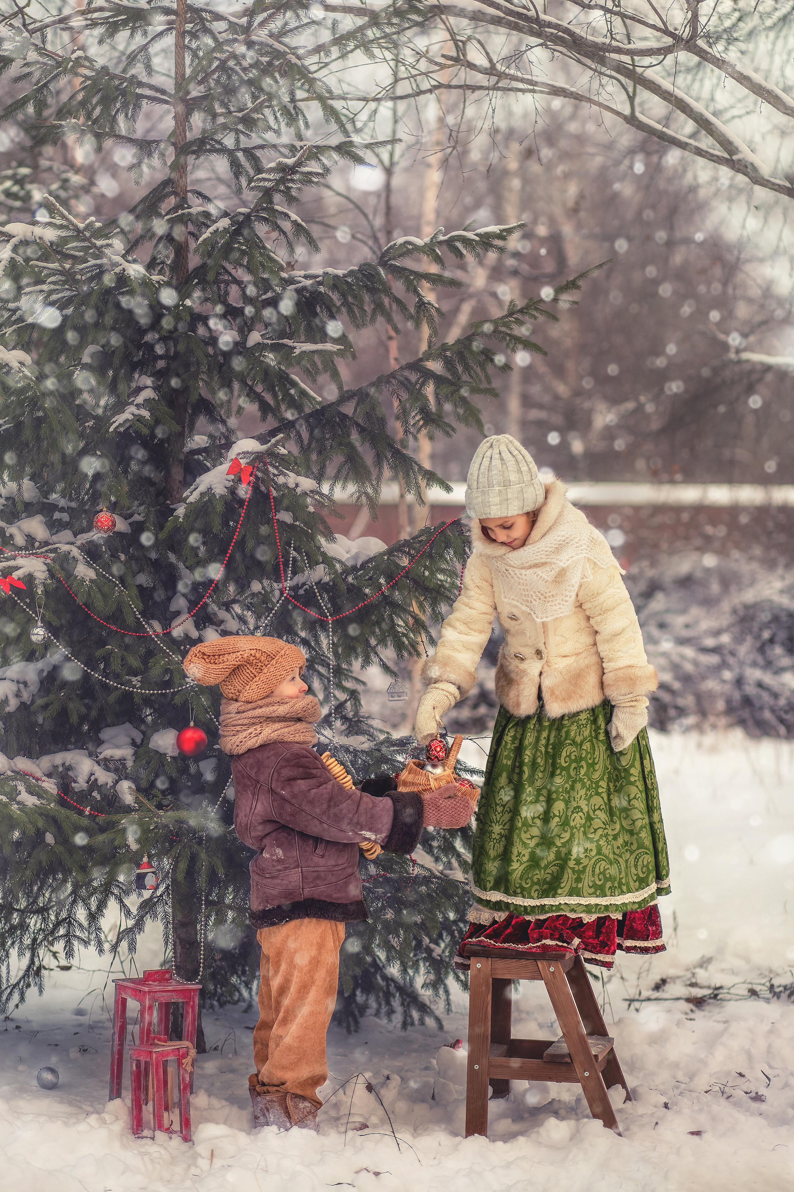 Зимняя сказка. Детский фотограф в Санкт-Петербурге Анна Ляшевич