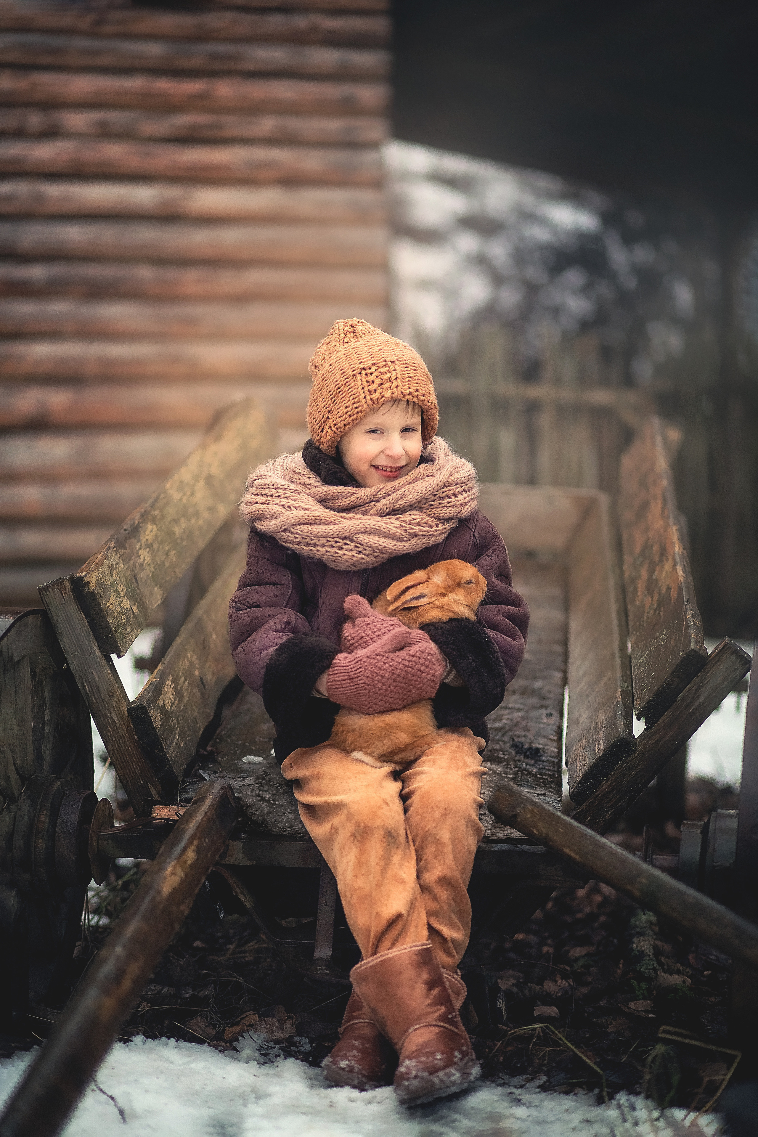 Зимняя сказка. Детский фотограф в Санкт-Петербурге Анна Ляшевич
