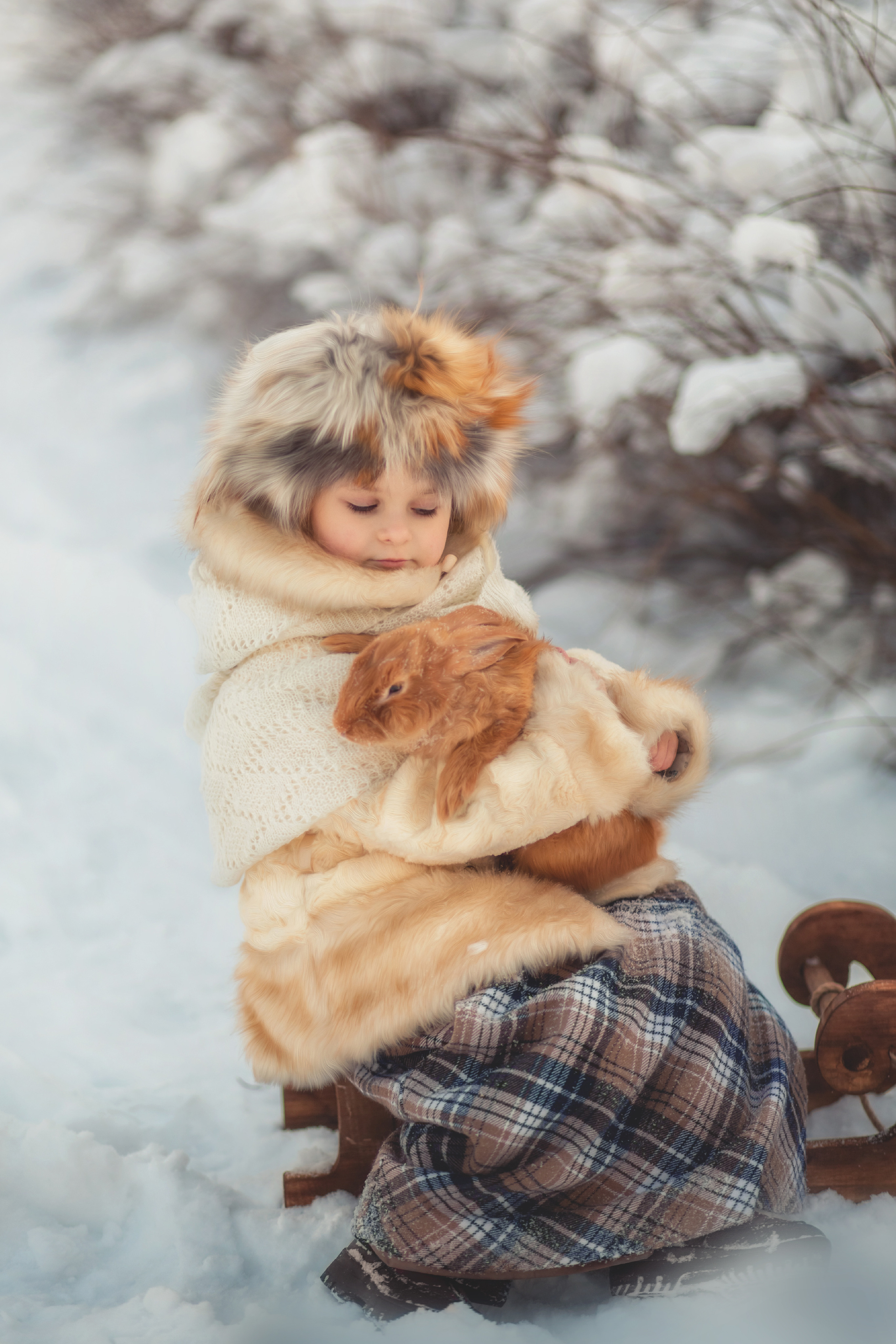 Зимняя сказка. Детский фотограф в Санкт-Петербурге Анна Ляшевич