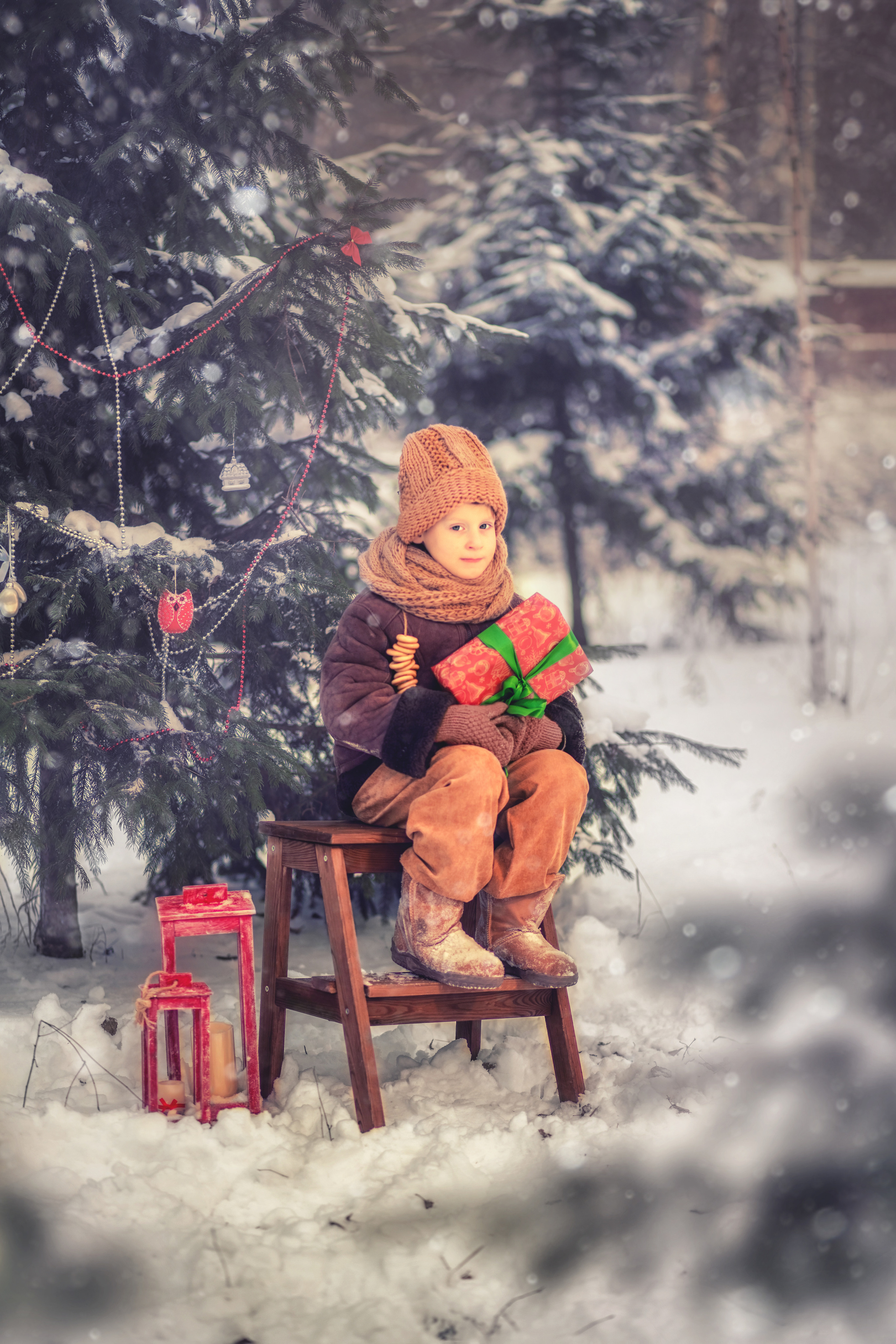 Зимняя сказка. Детский фотограф в Санкт-Петербурге Анна Ляшевич