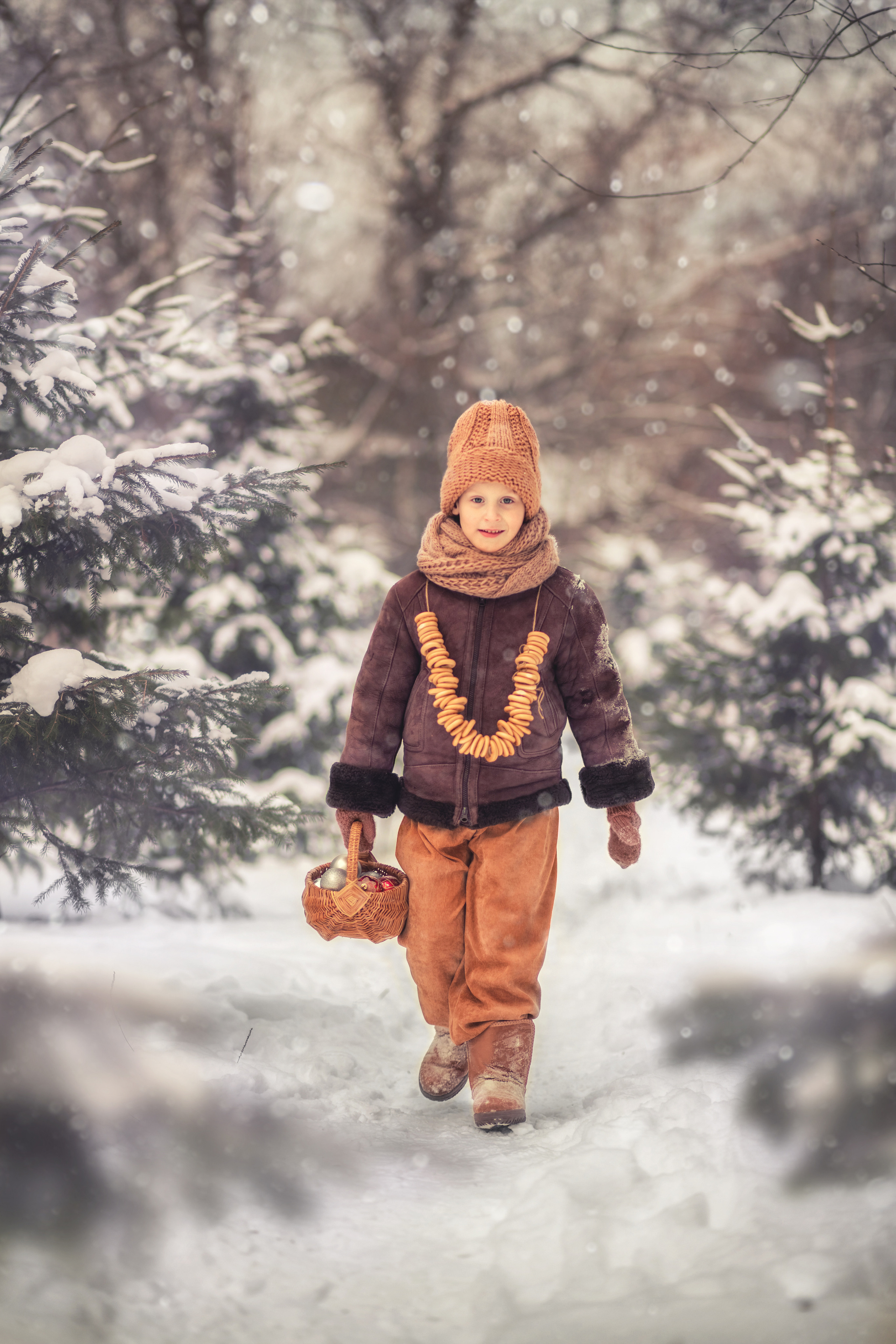 Зимняя сказка. Детский фотограф в Санкт-Петербурге Анна Ляшевич