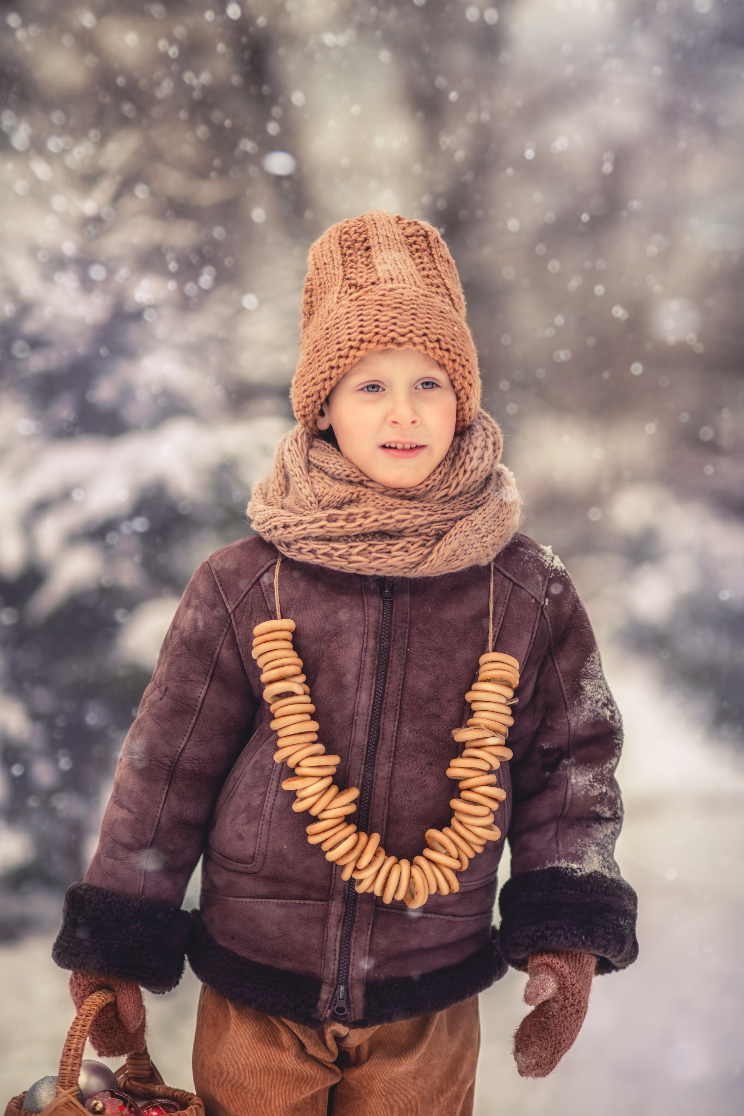 Зимняя сказка. Детский фотограф в Санкт-Петербурге Анна Ляшевич