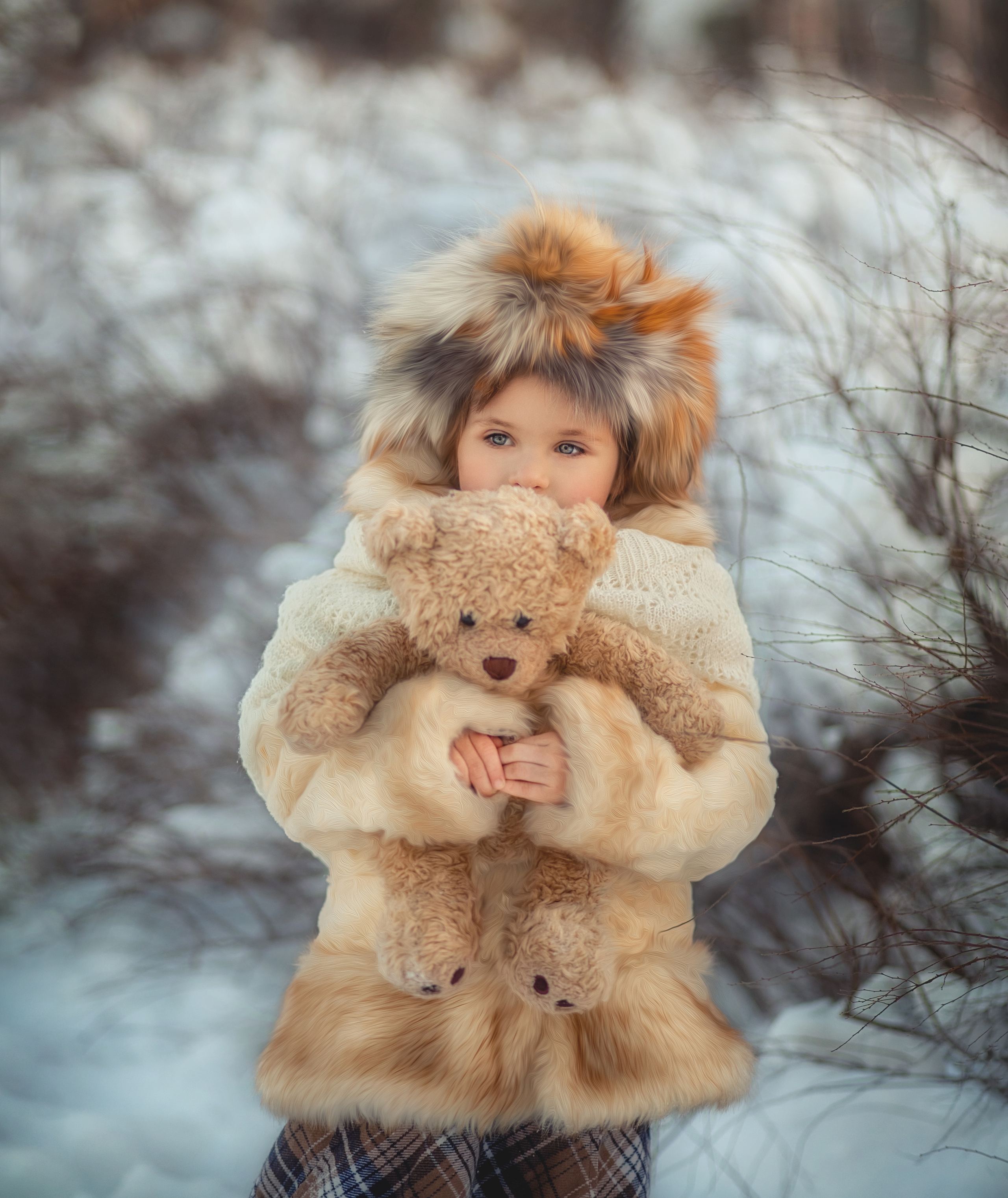 Зимняя сказка. Детский фотограф в Санкт-Петербурге Анна Ляшевич