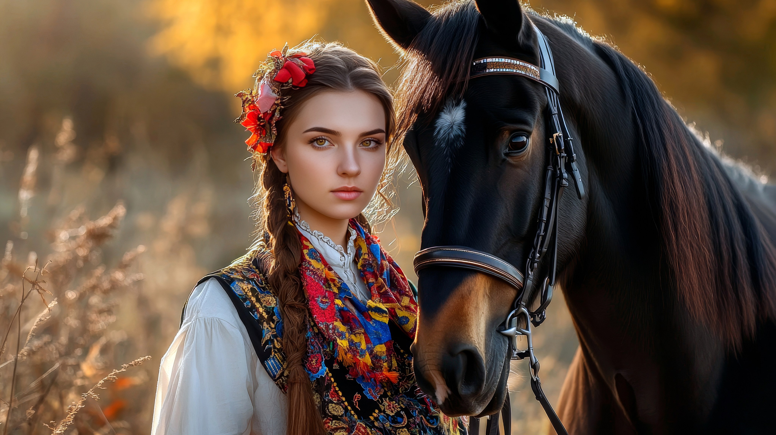 Фотосессия с лошадью в коншне в Москве