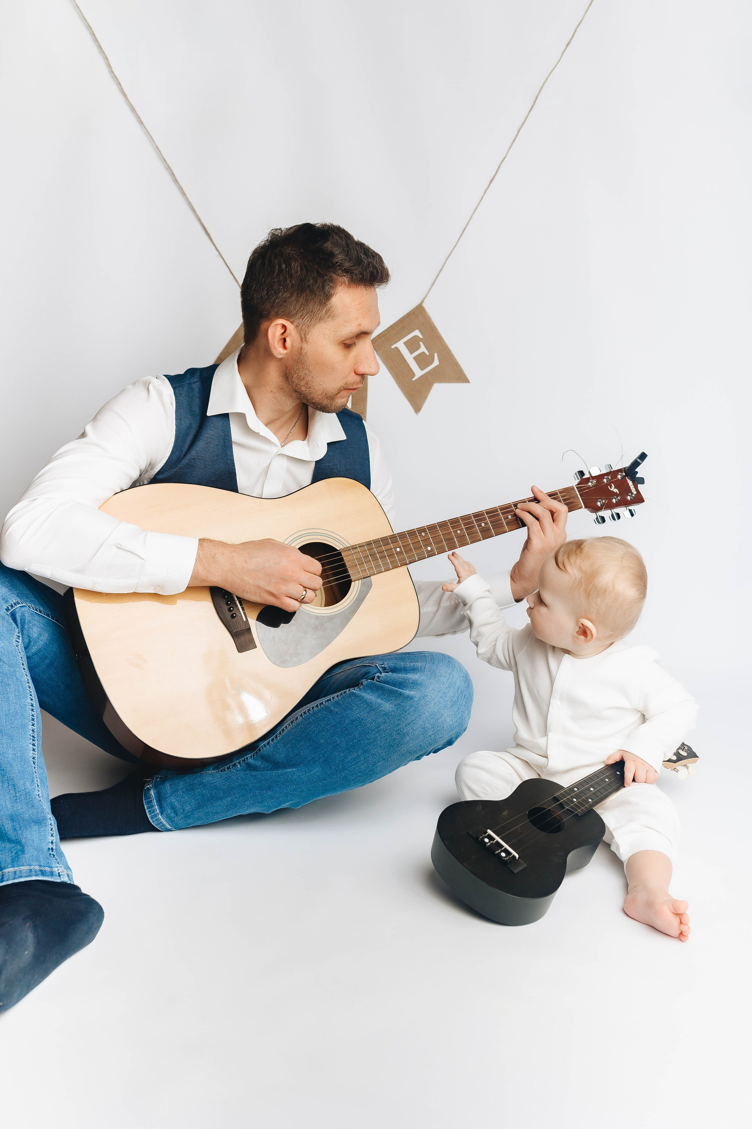 Семейные фото на годиках. Фотограф новорожденных Серпухов, Протвино, Москва I Марина Бурмистрова