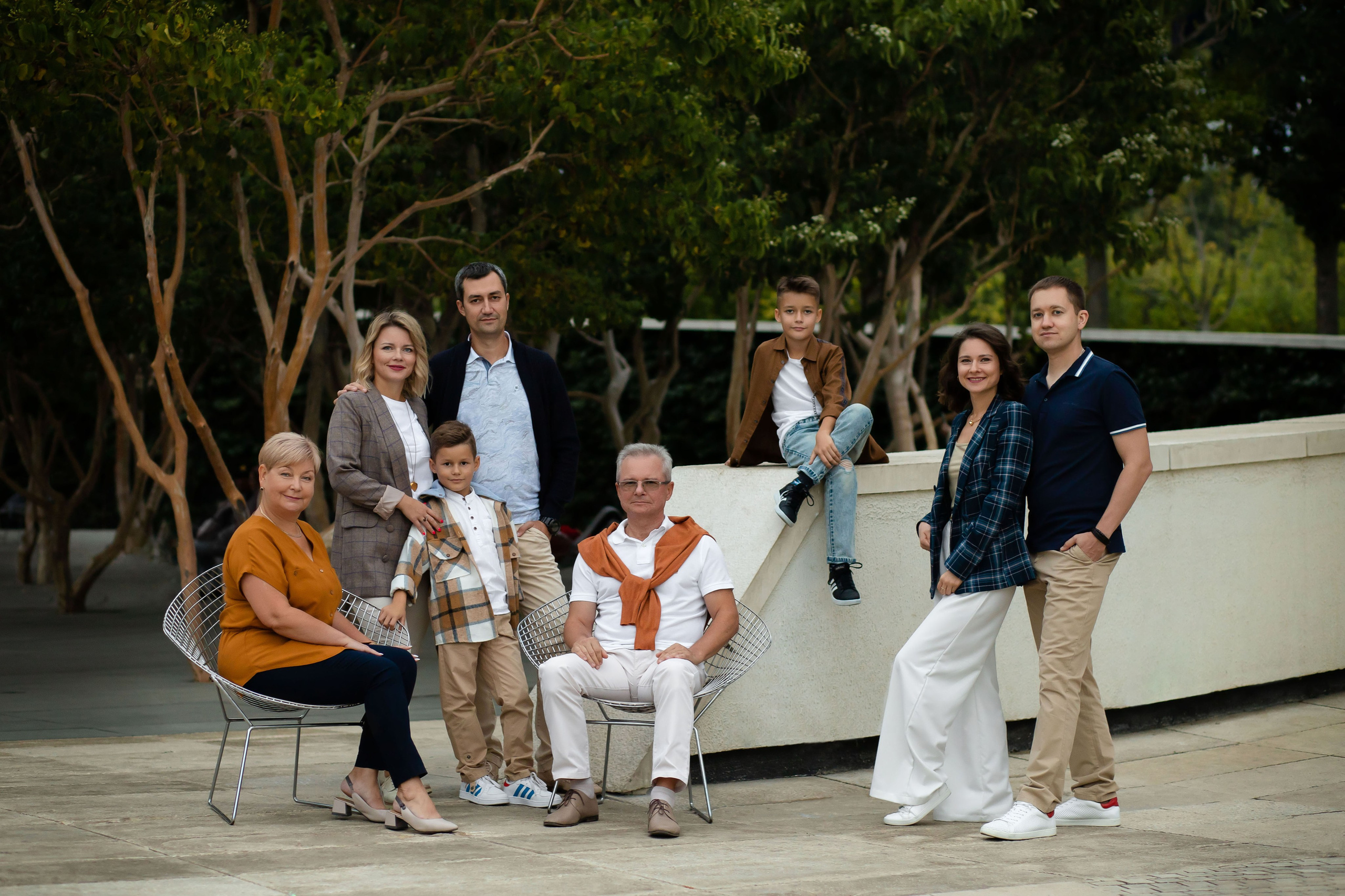 Фотосессия большой семьи в Краснодаре. Семейный и свадебный фотограф в Краснодаре. Кристина Ендальцева