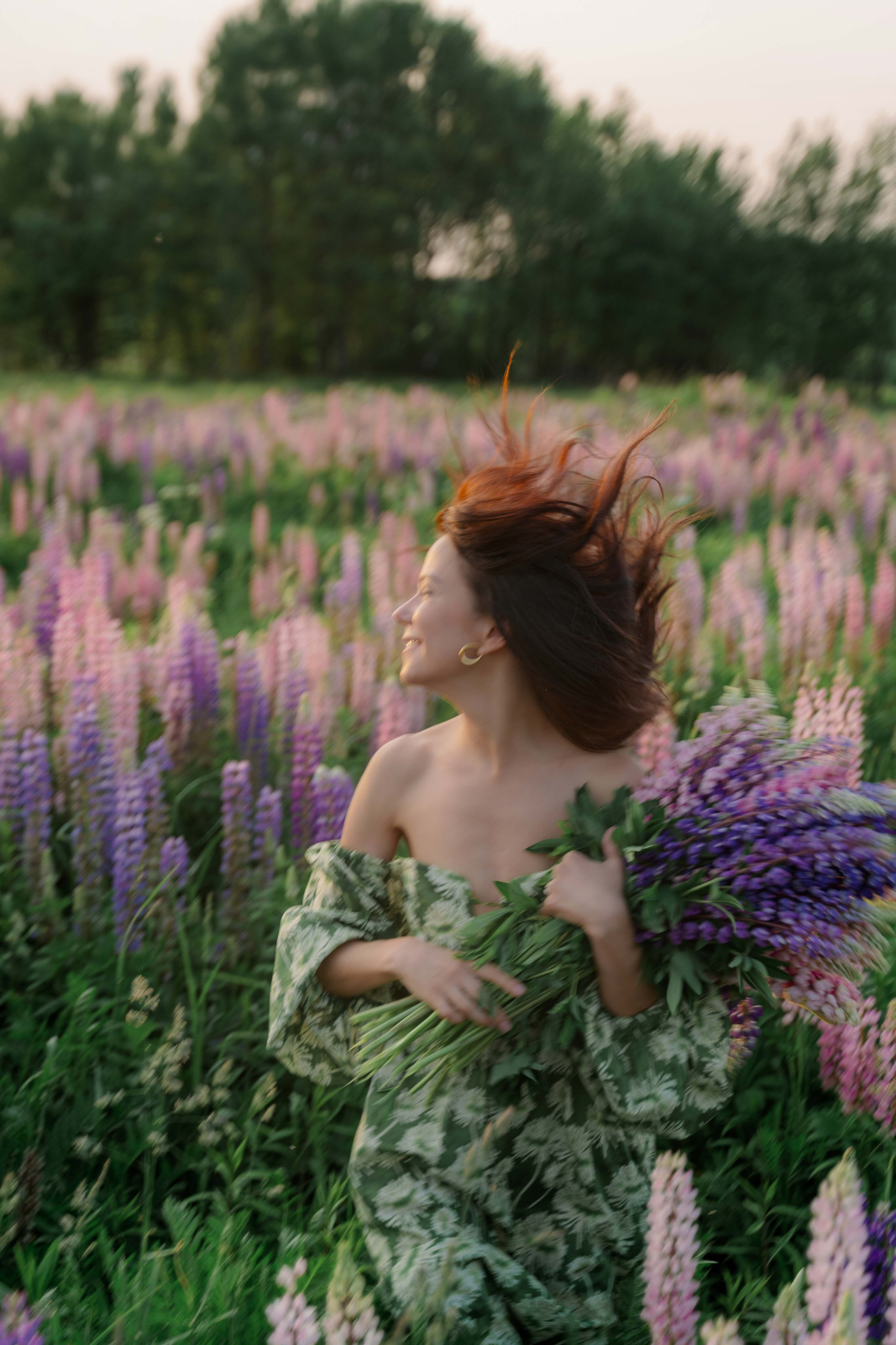 Наташа и люпины. Фотограф и видеограф в Москве и Абу Даби Мария Кулагина