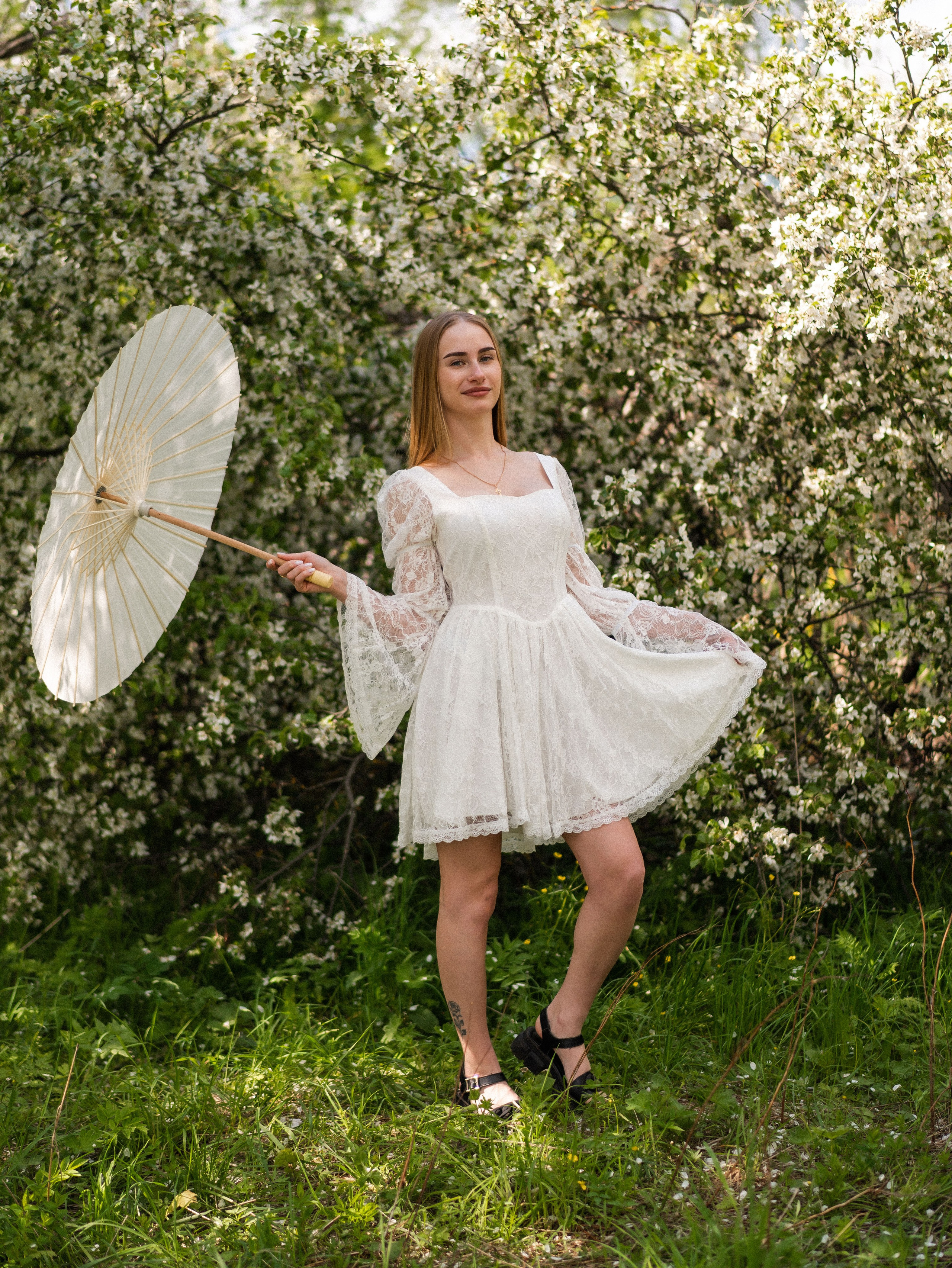 Ксения — фотосессия в весеннем стиле. Фотограф Москва