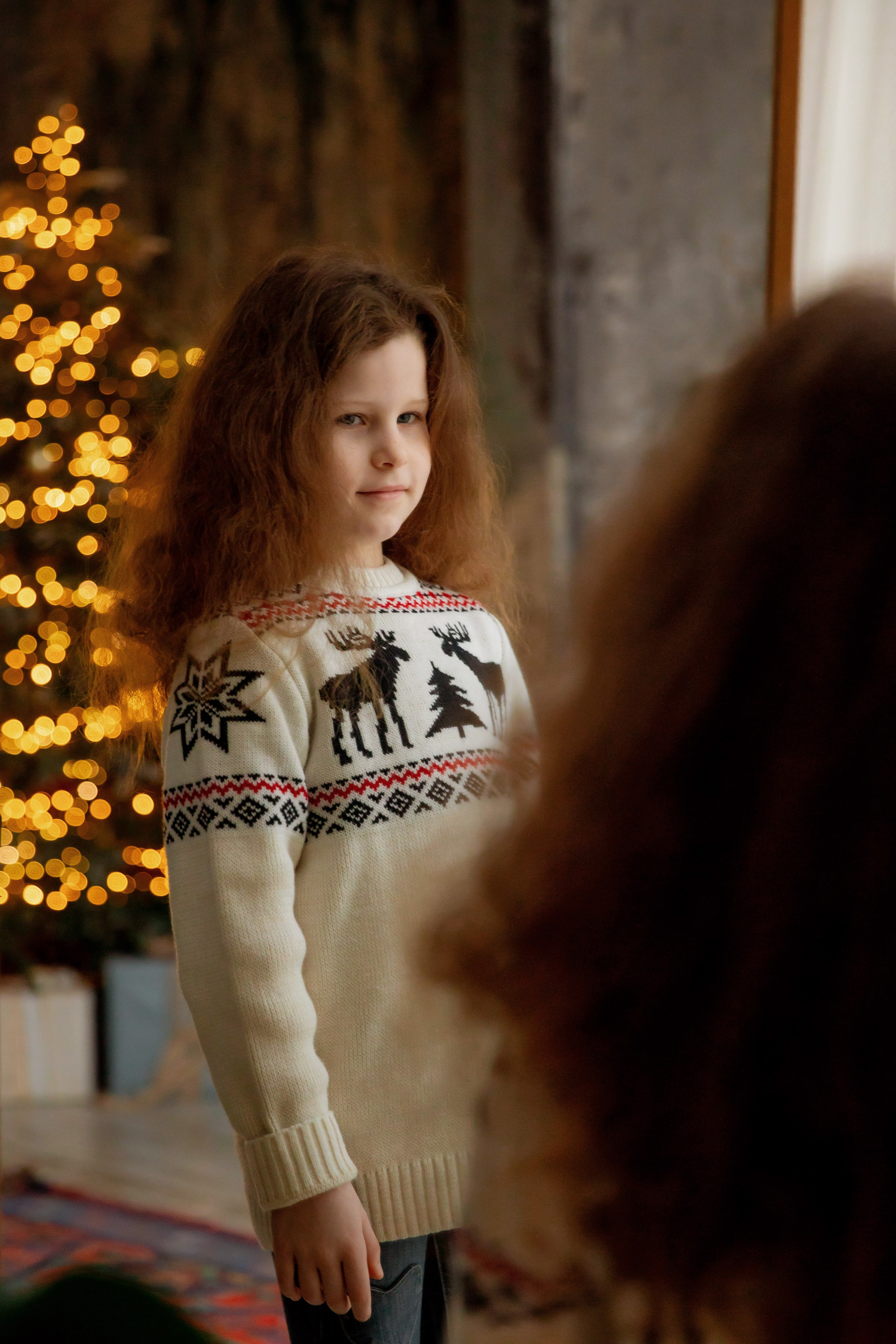 Новогодняя фотосессия для большой семьи. Семейный фотограф в Москве