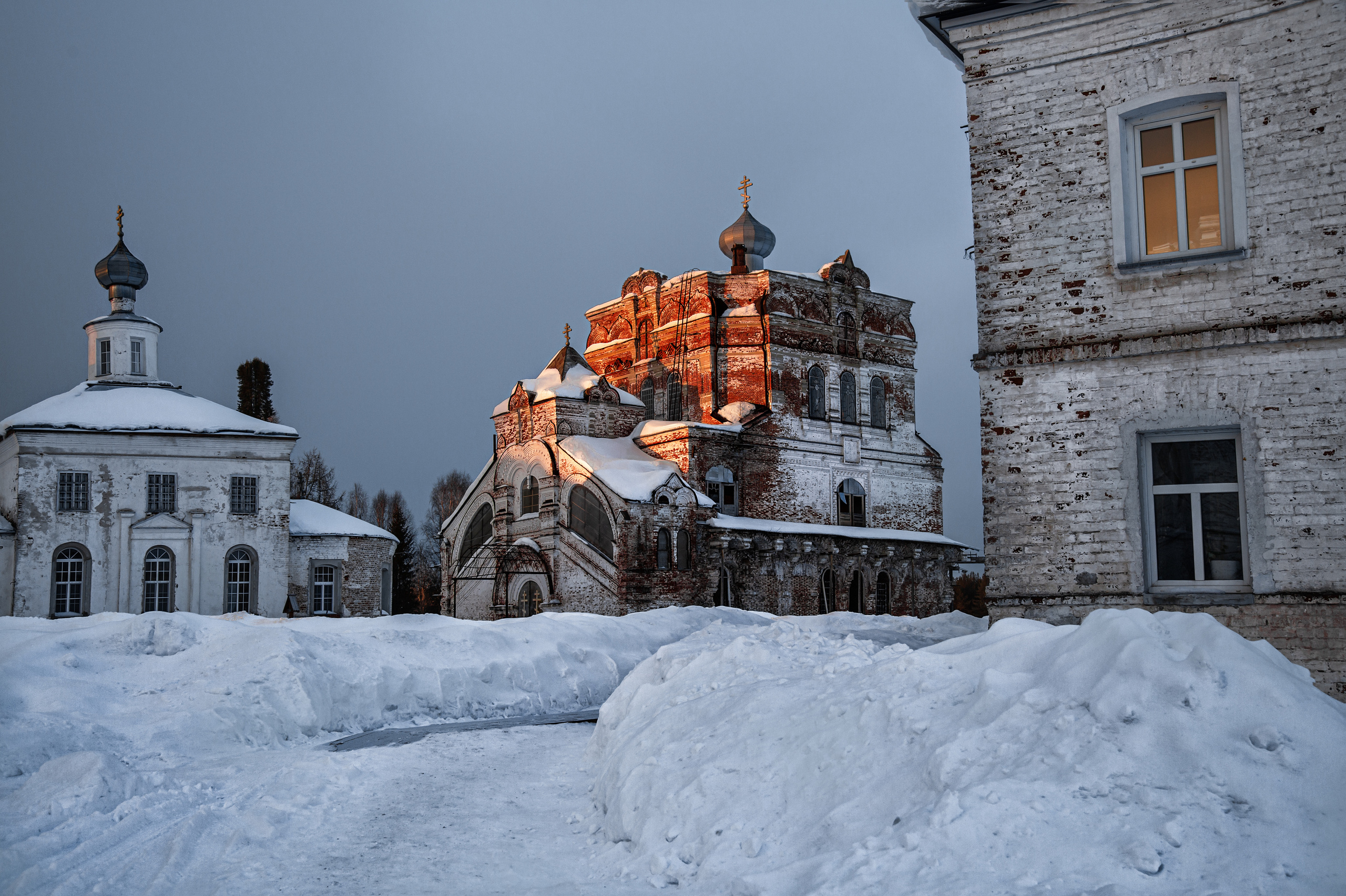 Собор Успения Пресвятой Богородицы. Свято-Артемиево Веркольский мужской монастырь. Архангельская область.