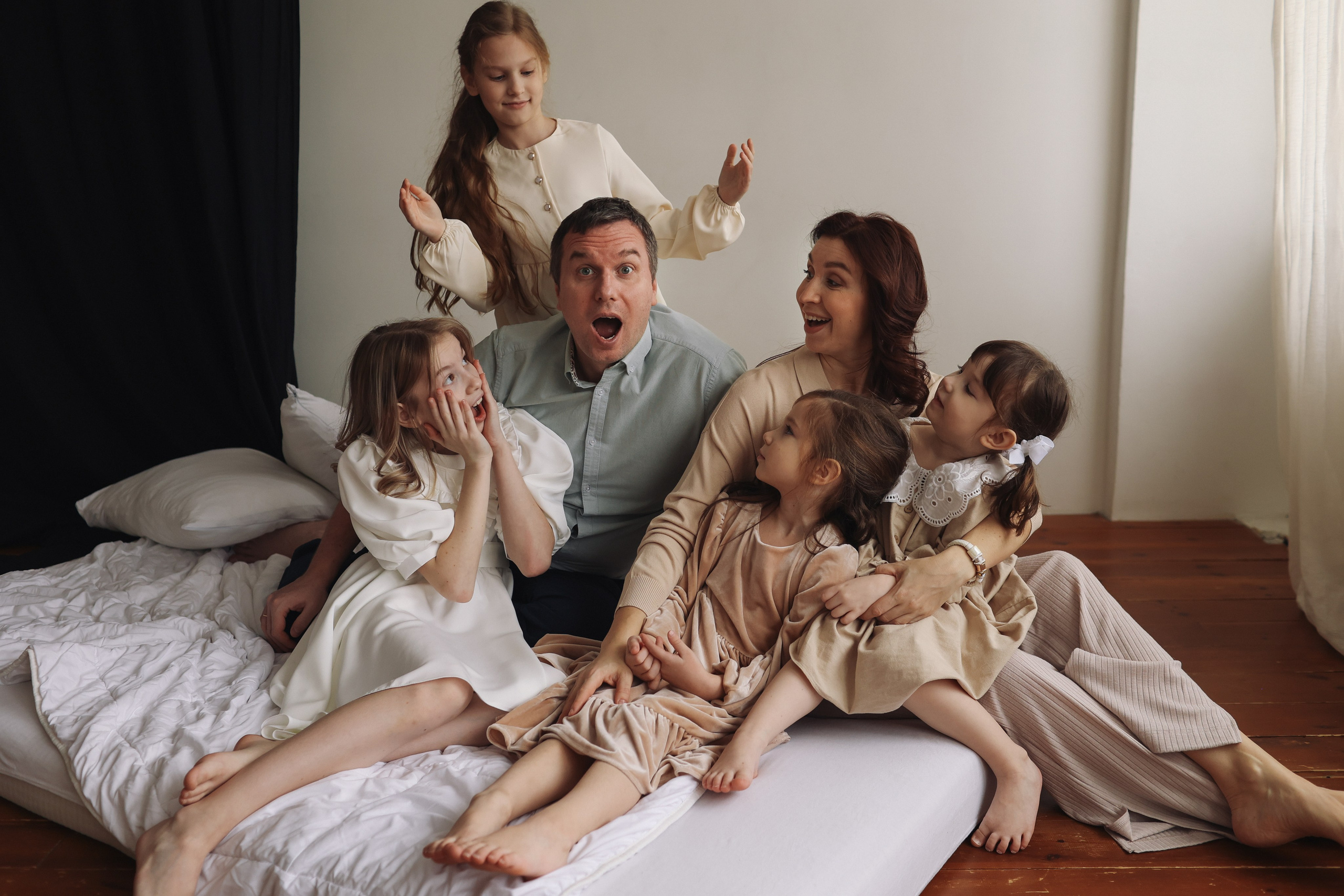 Фотосессия большой семьи Семейная фотосессия Фотосессия в Москве. Фотограф Владимир Москва