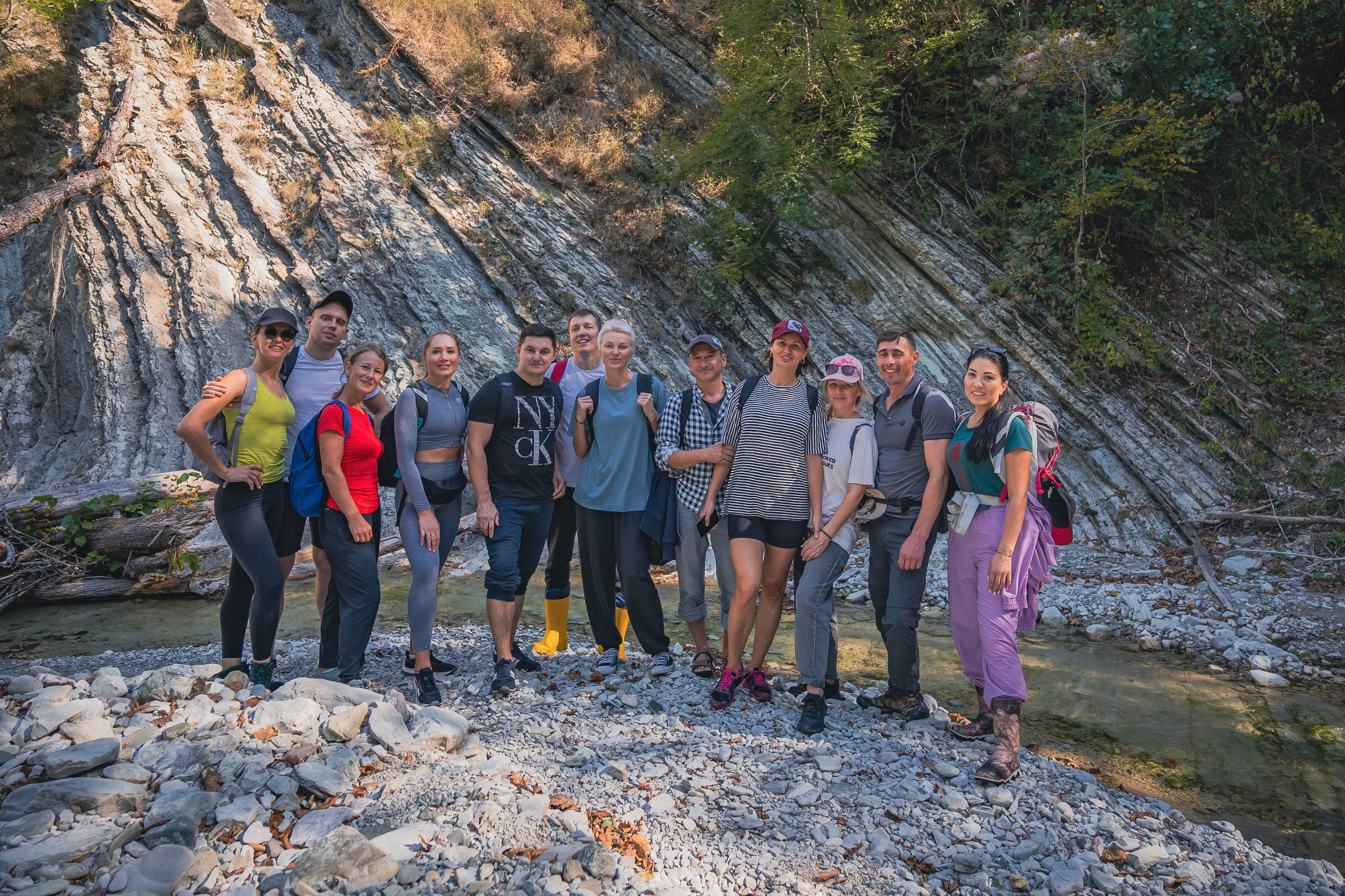 Поход на Полковничьи водопады АСК 26.09.23. Репортажный фотограф в Краснодаре Рындин Дмитрий