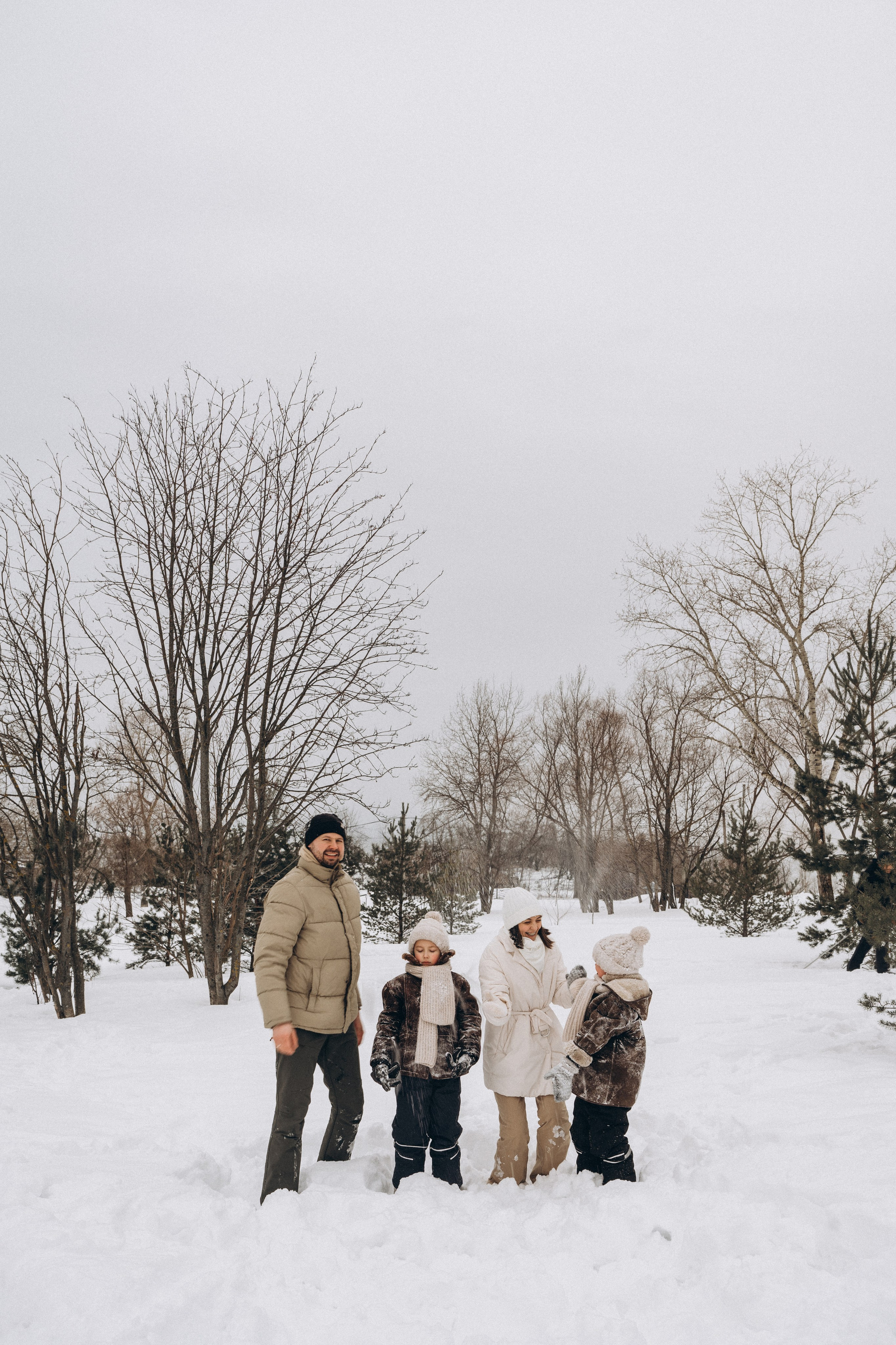Зимняя семейная фотосессия. Детский, семейный и ньюборн фотограф в Москве Юлия Шуарт