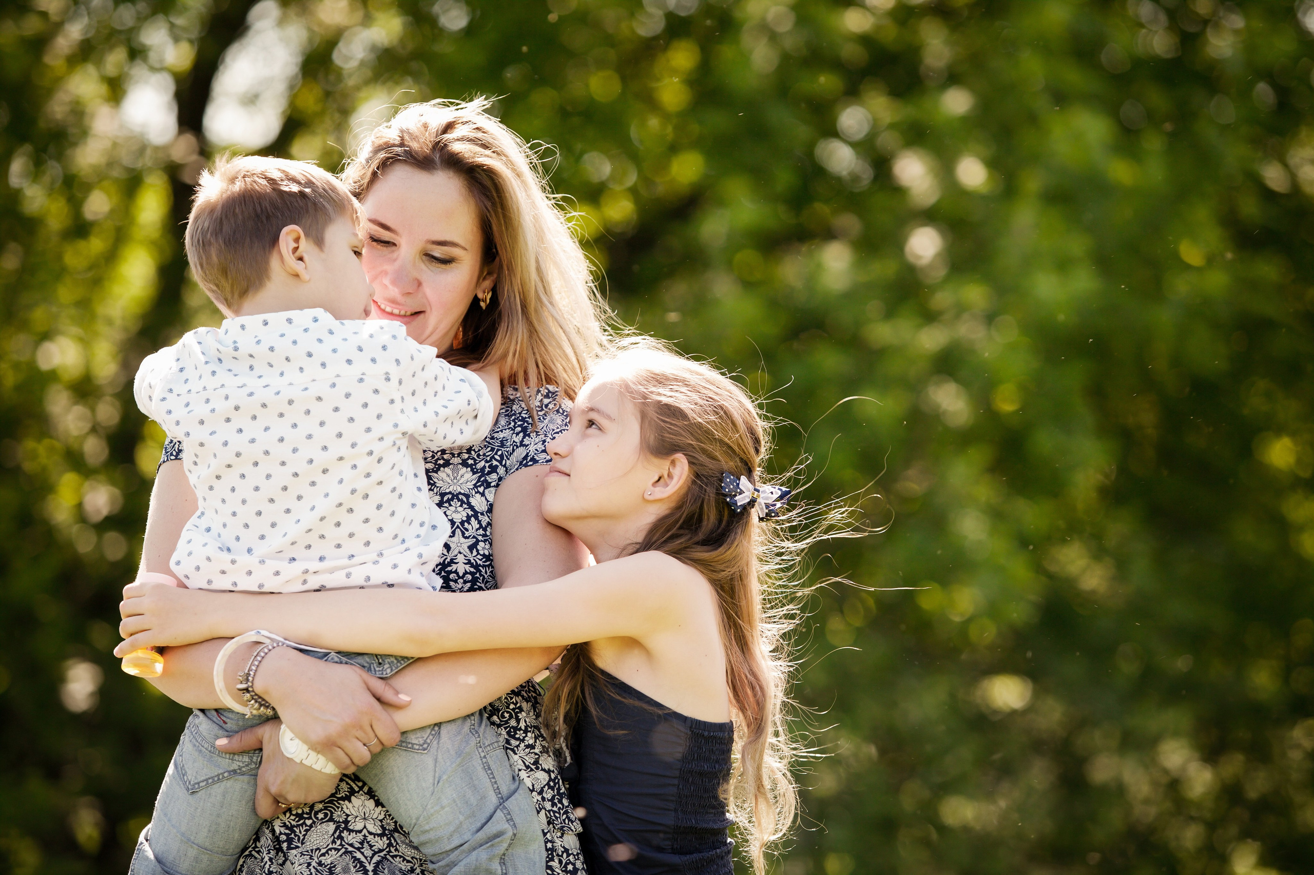 Семейная съемка в парке. Фотографы в Москве Светлана Устинова и Сергей Грачев