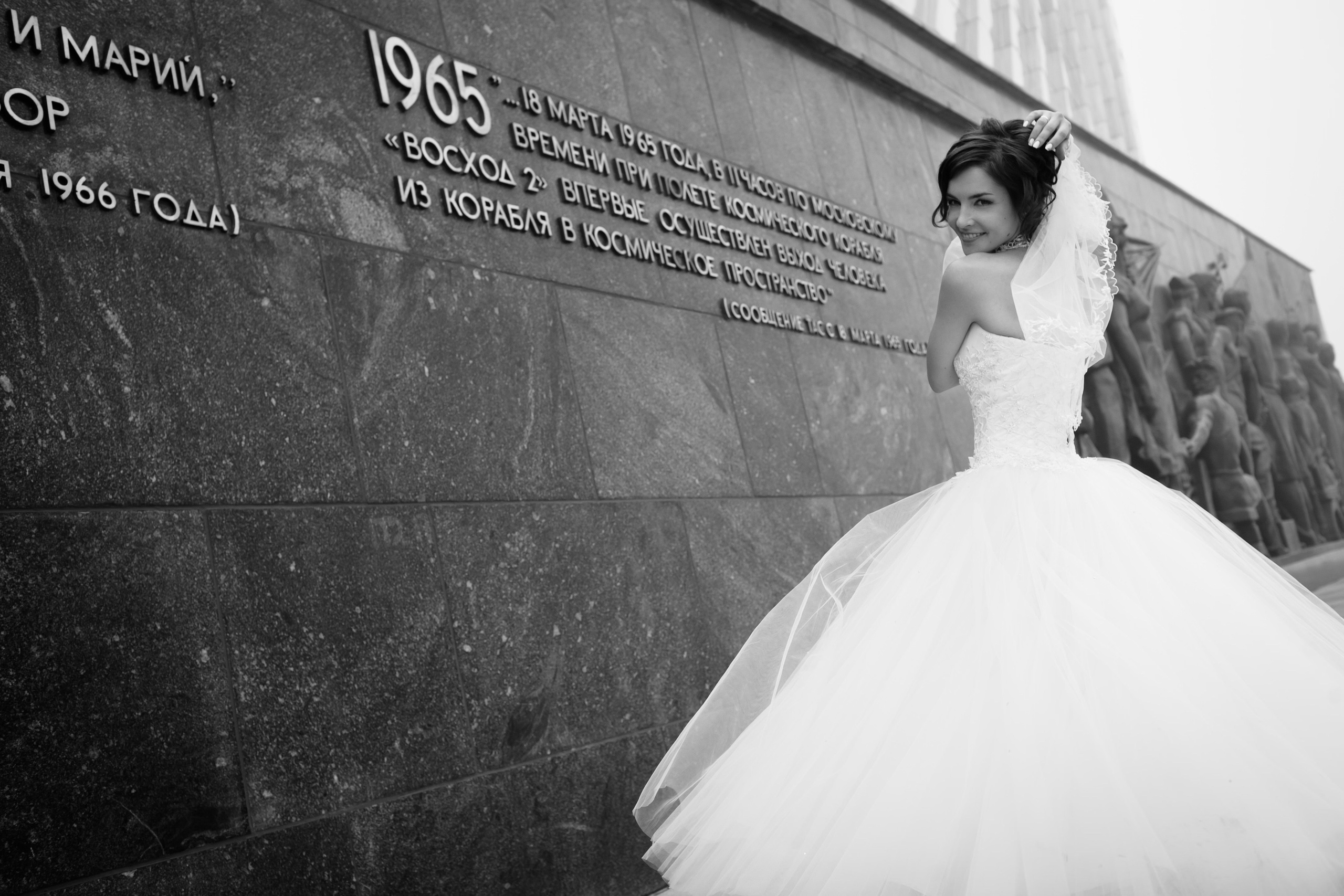 Свадебная съемка в тумане. Фотографы в Москве Светлана Устинова и Сергей Грачев