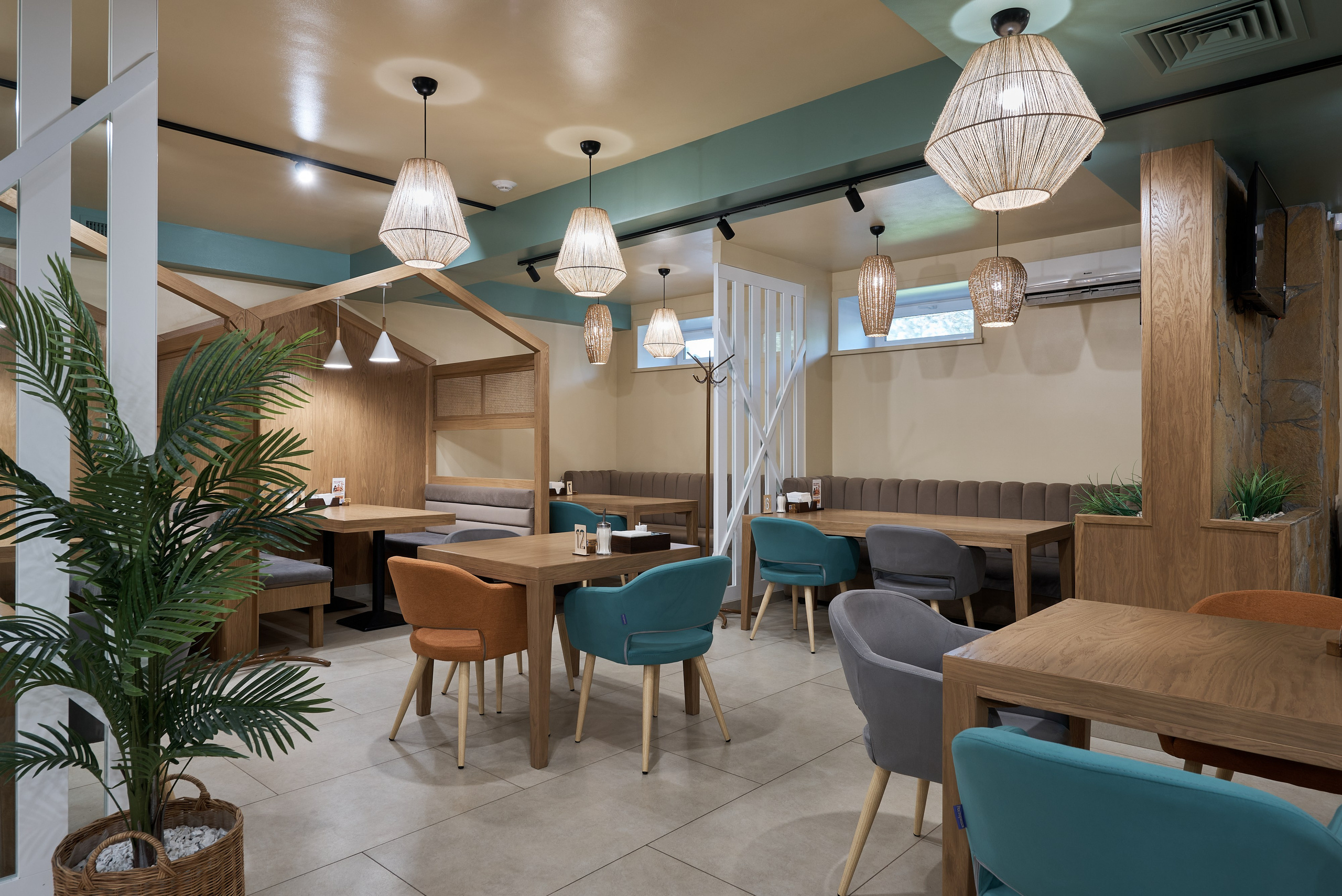 Пиццерия, Костанай (Казахстан). Абросимов Лев интерьерный и архитектурный фотограф