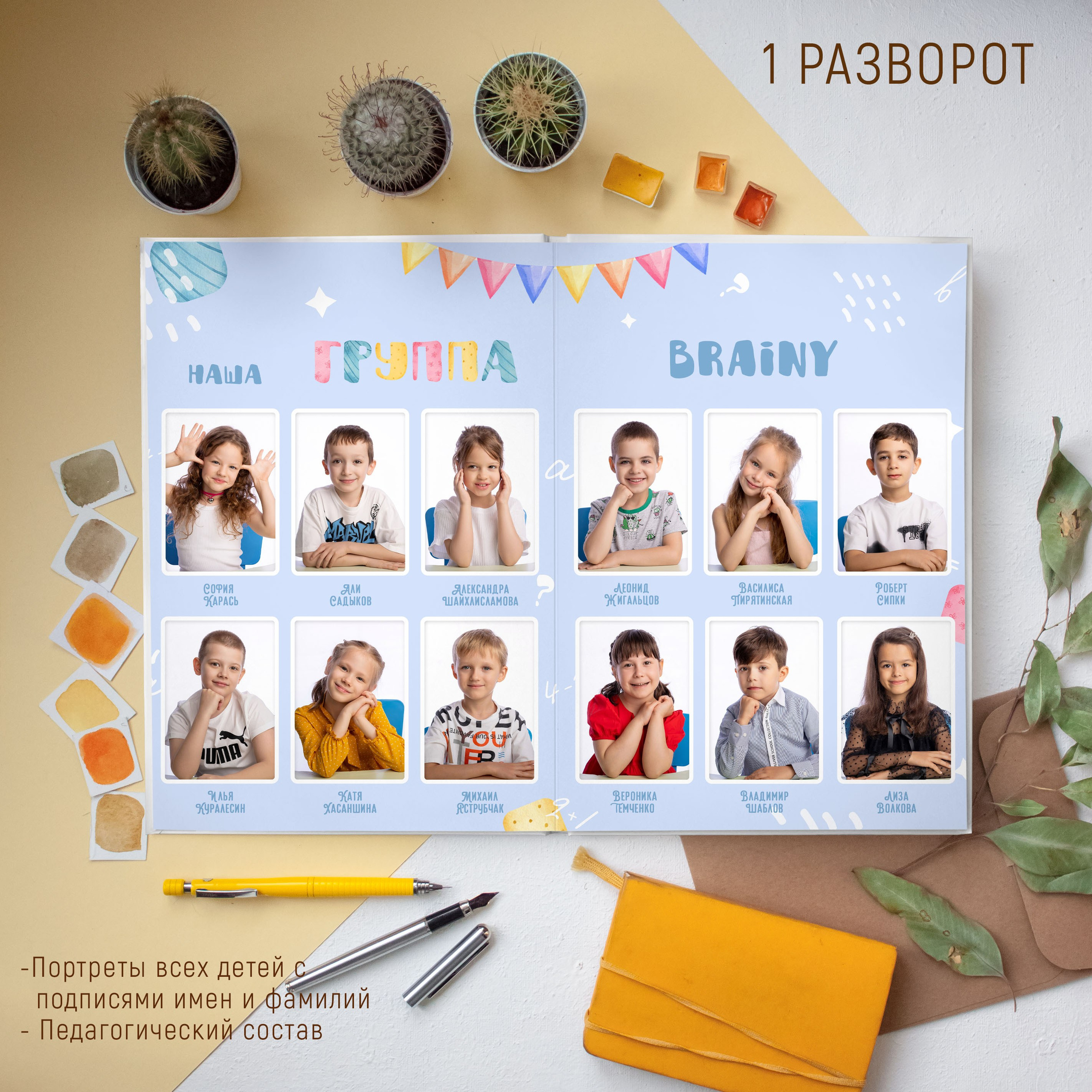 4 разворота 2600 общий. Выпускные альбомы Майкоп, Краснодар Елена Золотарева