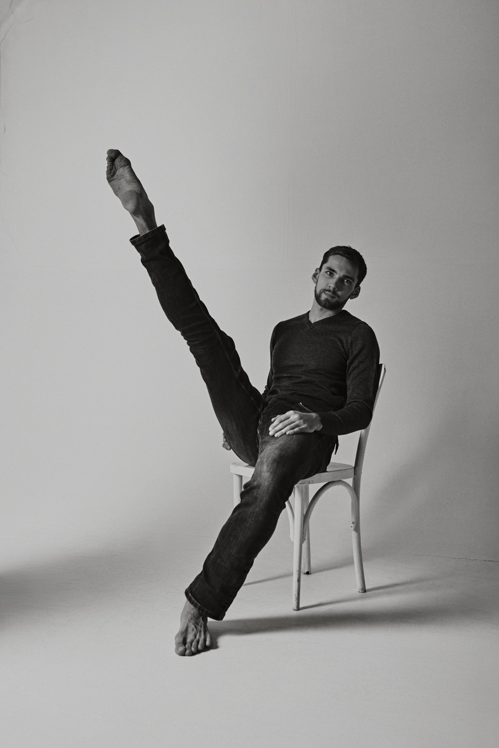 Мужская фотосессия в Воронеже с цветным светом