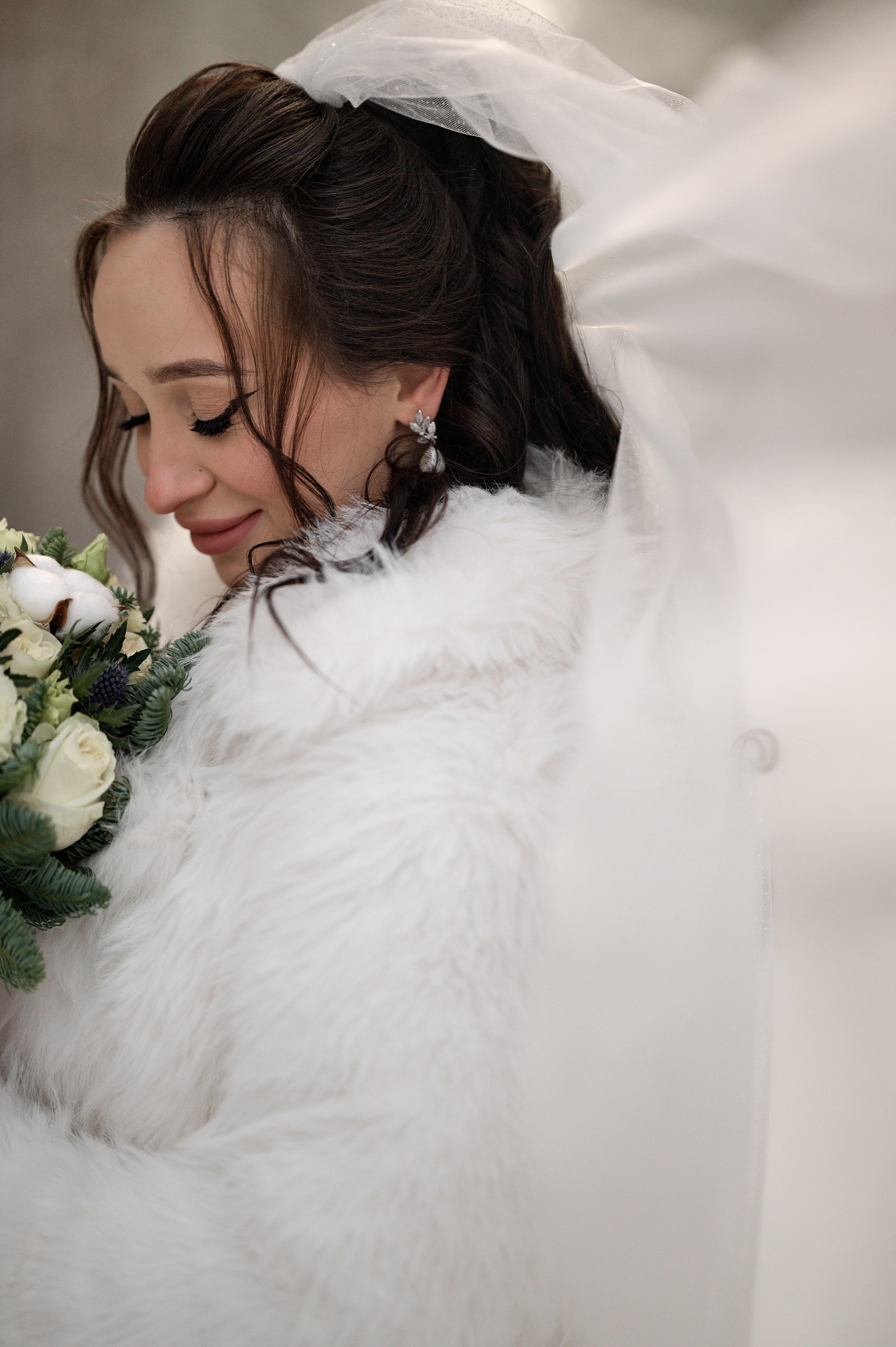 Зимняя свадебная фотосессия для Кристины и Павла