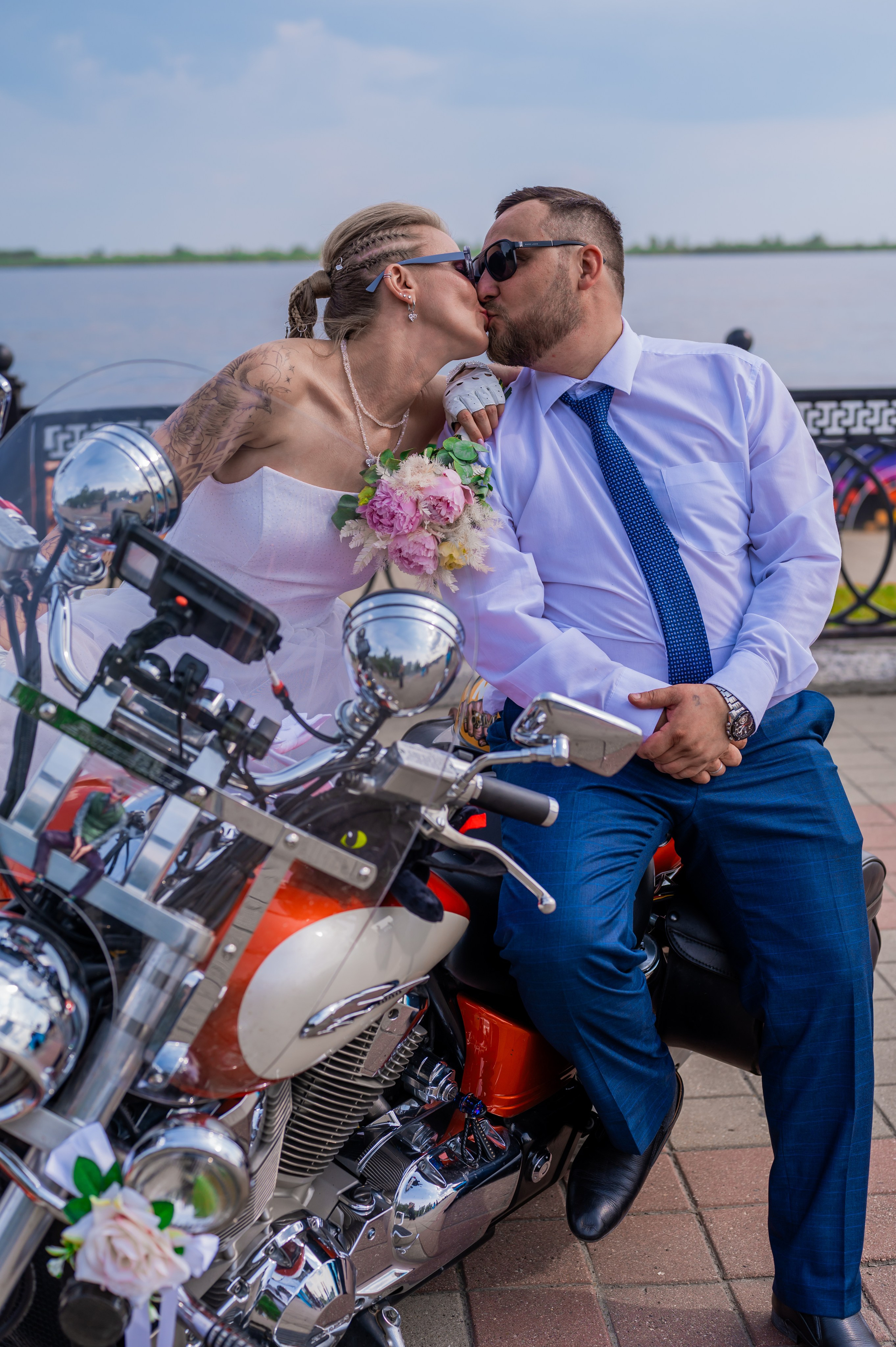 Мотосвадьба Евгения и Алены. Свадебный фотограф в Сургуте Любовь Гуляева