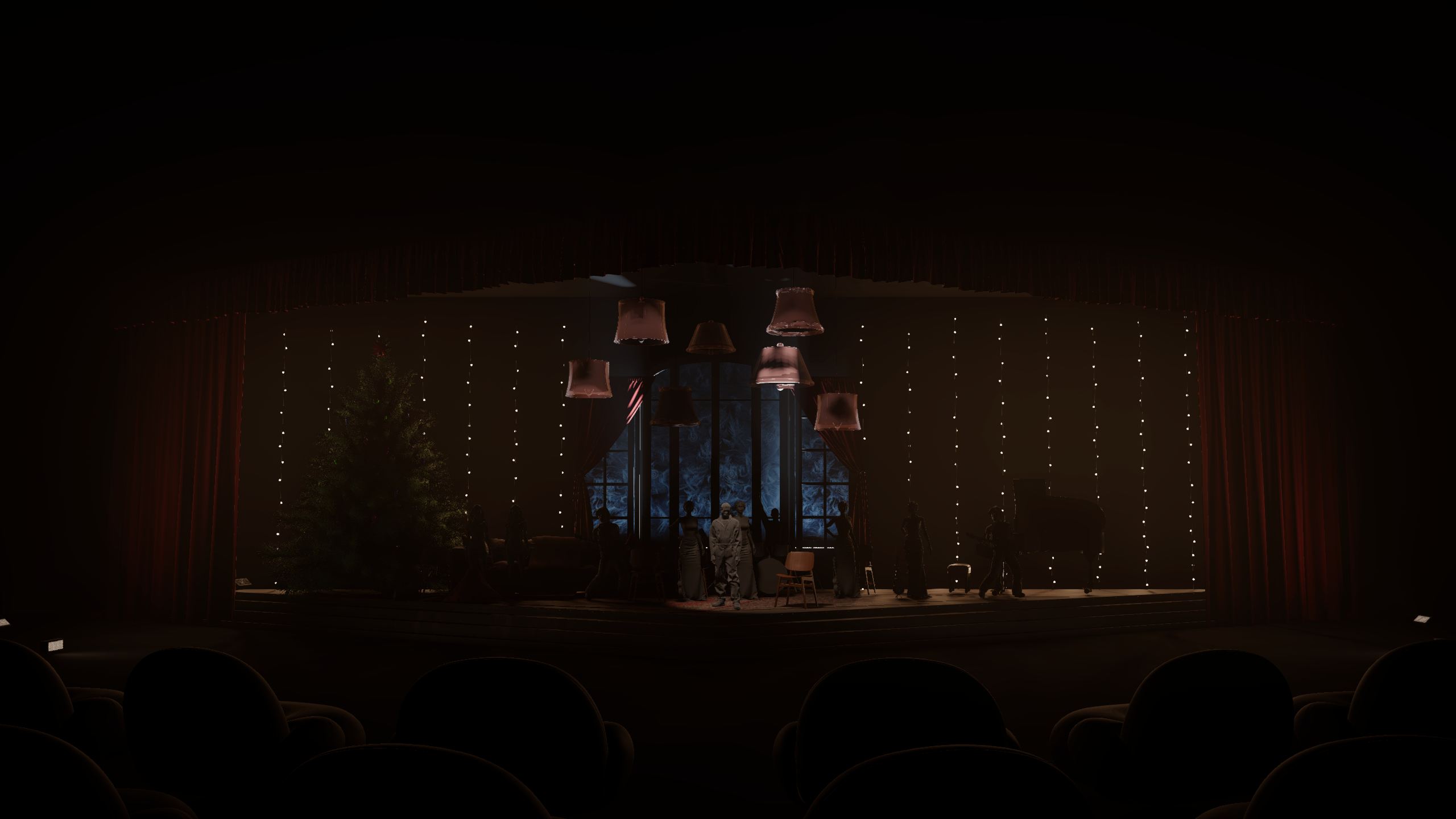 CHRISTMAS LAMPS. OOPS TEAM