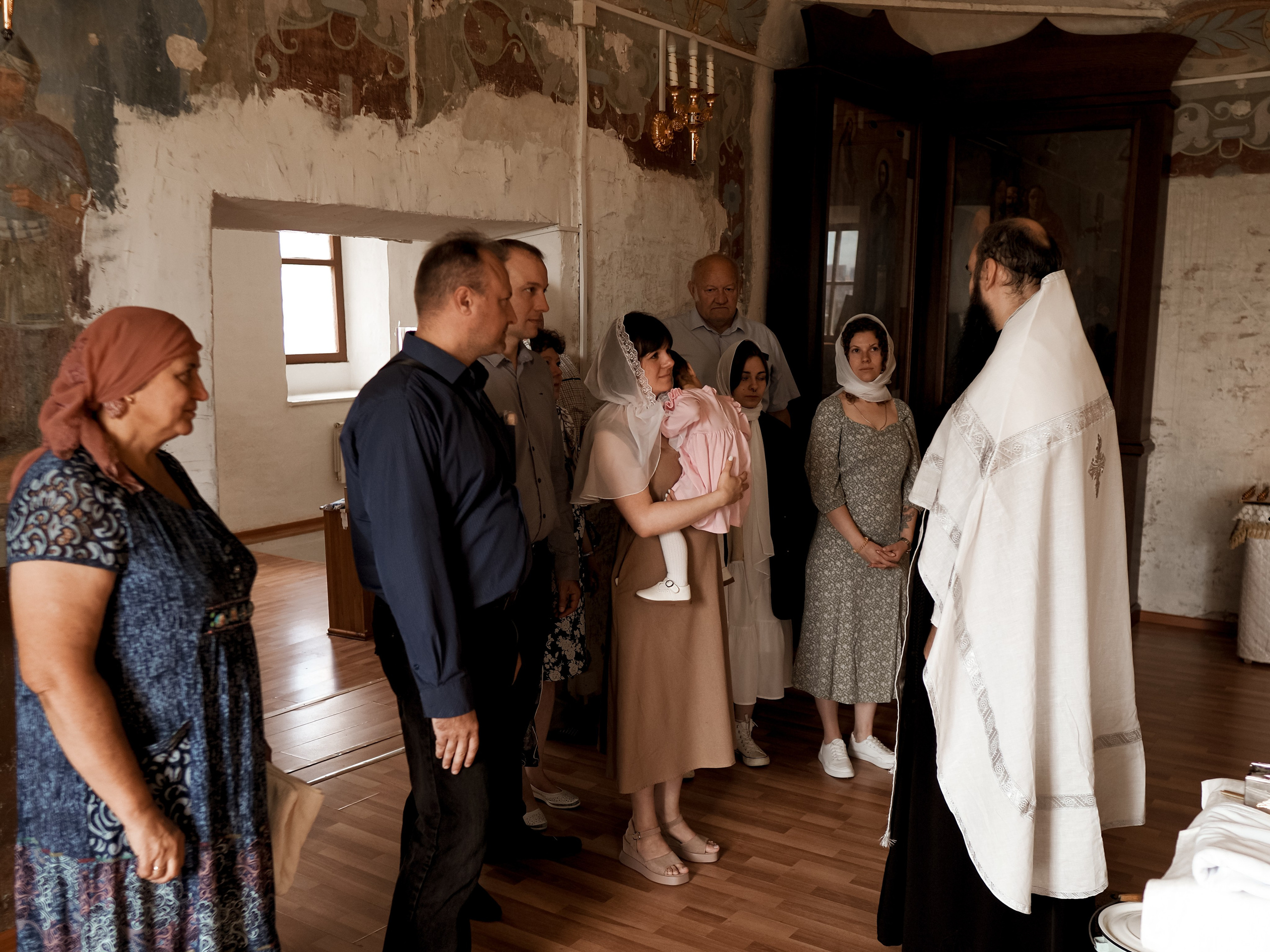 КРЕСТИНЫ. таинство крещения, венчание. Фотограф Рязань. Семейный Свадебный фотограф