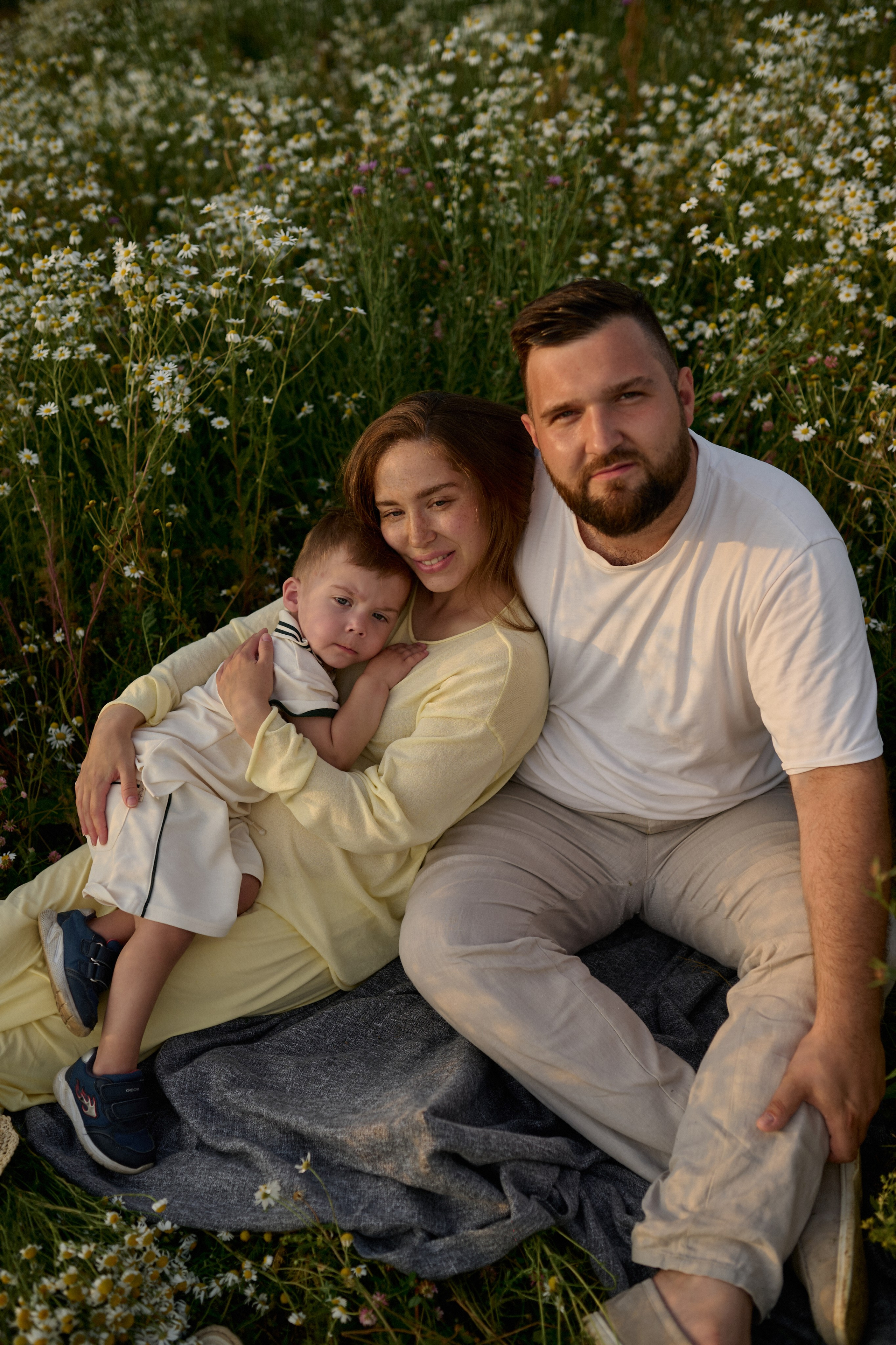 Рома, Оля, Максим и ромашки. Семейный и свадебный lifestyle-фотограф в Москве Мария Петрова