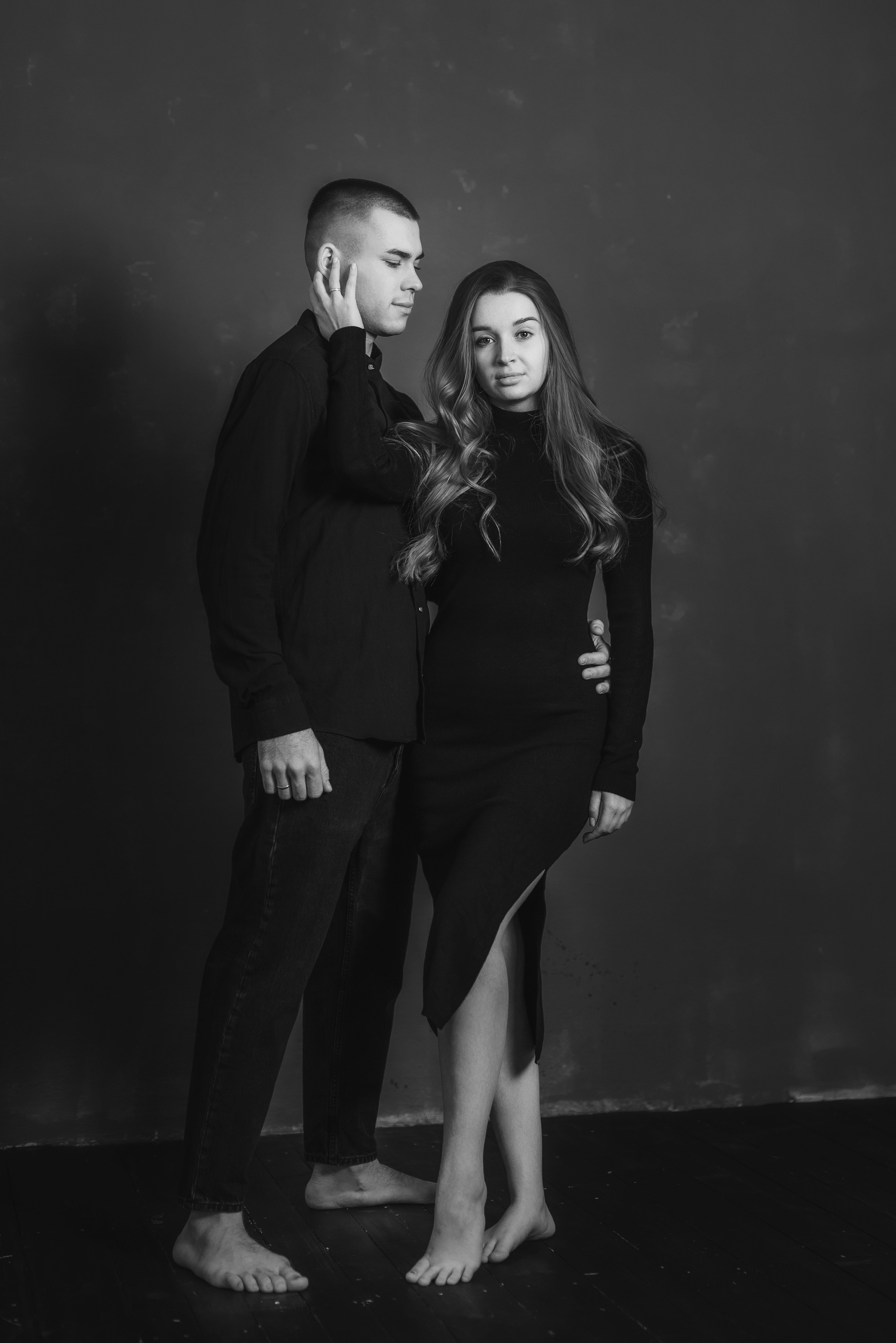 Love story в ЧБ. Семейный, детский фотограф в Воронеже Анна Никитина