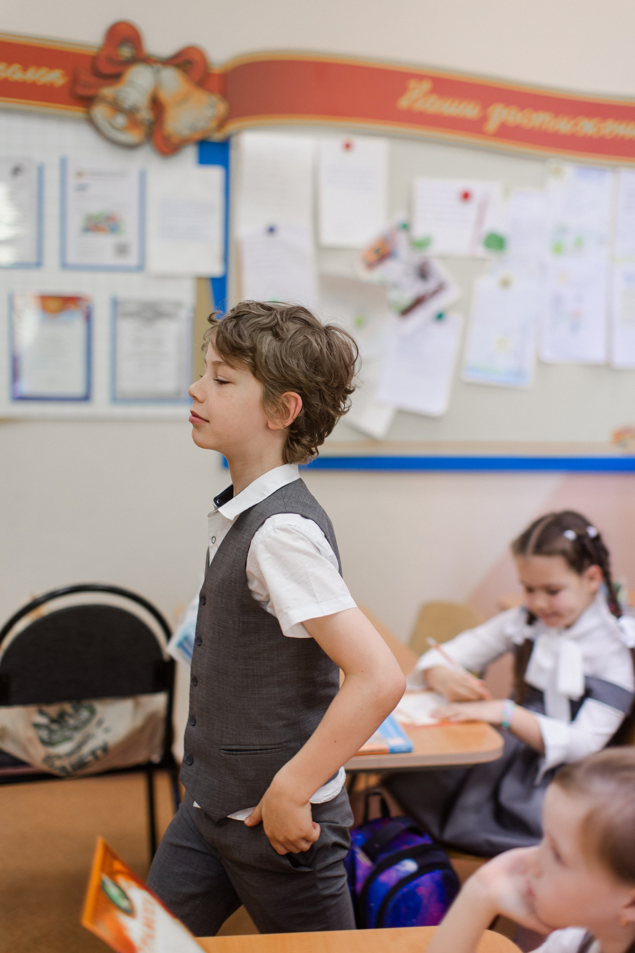 Школа 2 класс. Семейный и детский фотограф в Москве Кузьмина Мария
