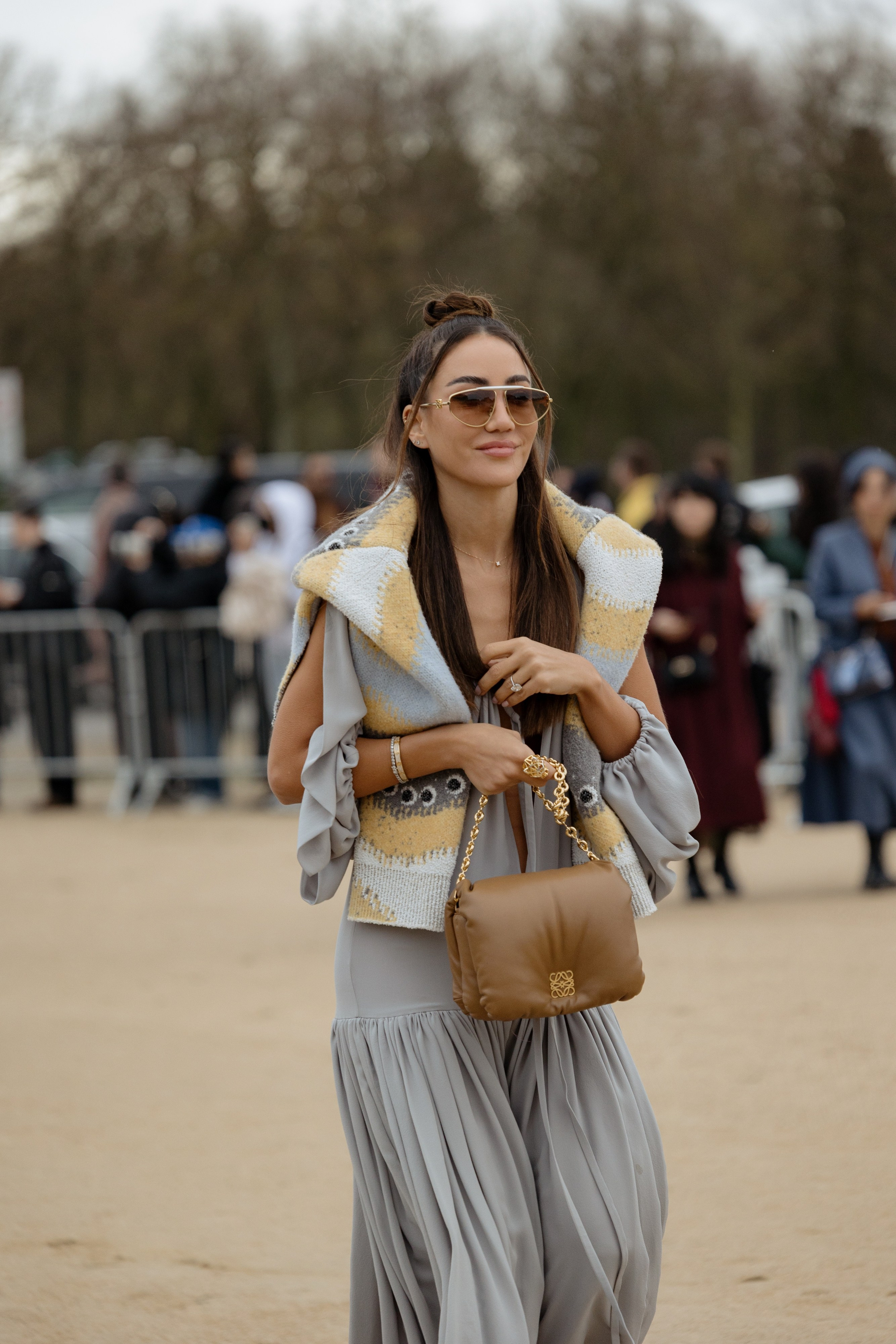 LOEWE PFW WOMENSWEAR FALL-WINTER 24/25. Photographer in Milan Ivan Goncharov
