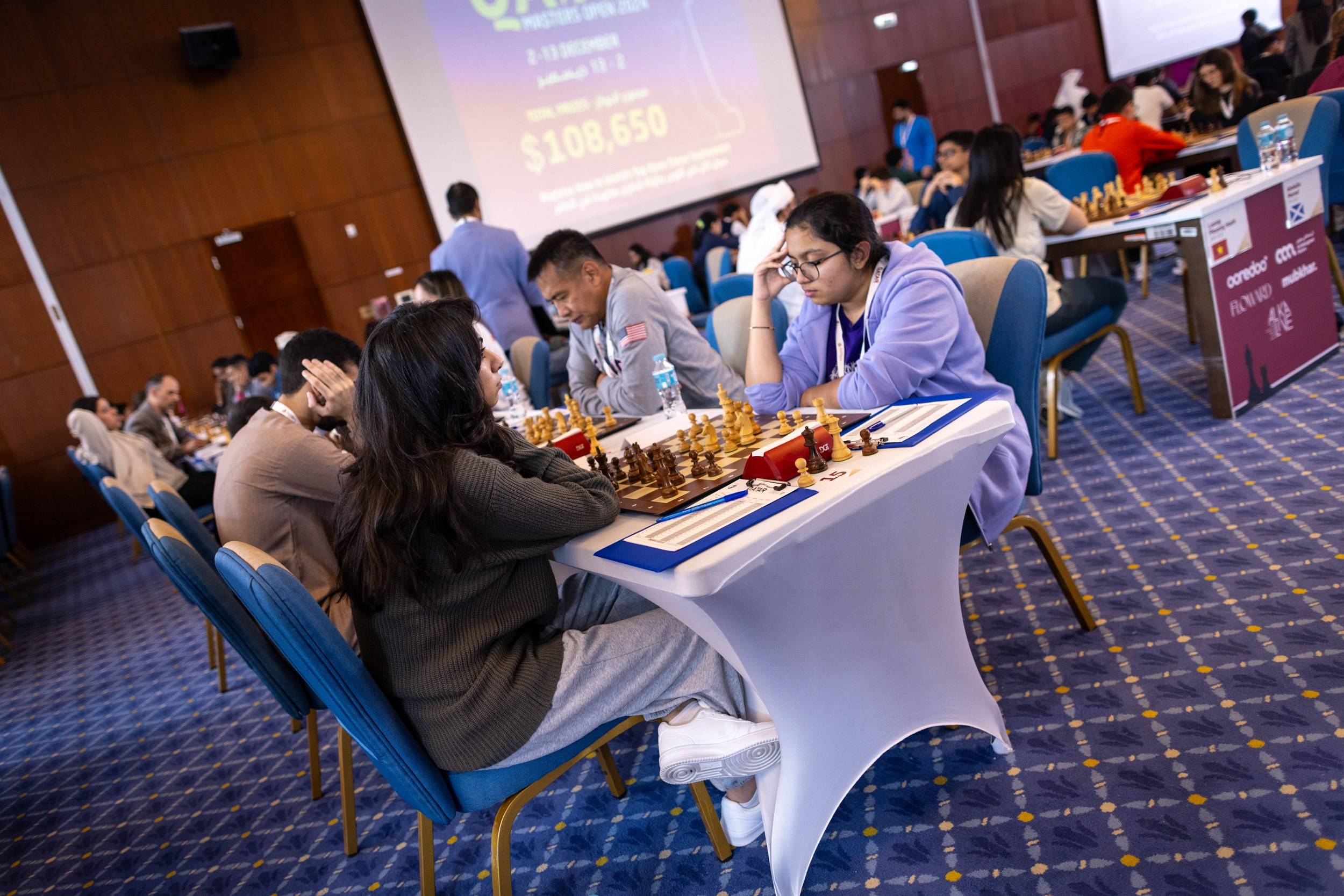 2024.12.07 Qatar Masters Open 2024 — Round5. Фотограф Анна Штурман (репортажная съёмка любых событий и мероприятий) Anna Shtourman photographer