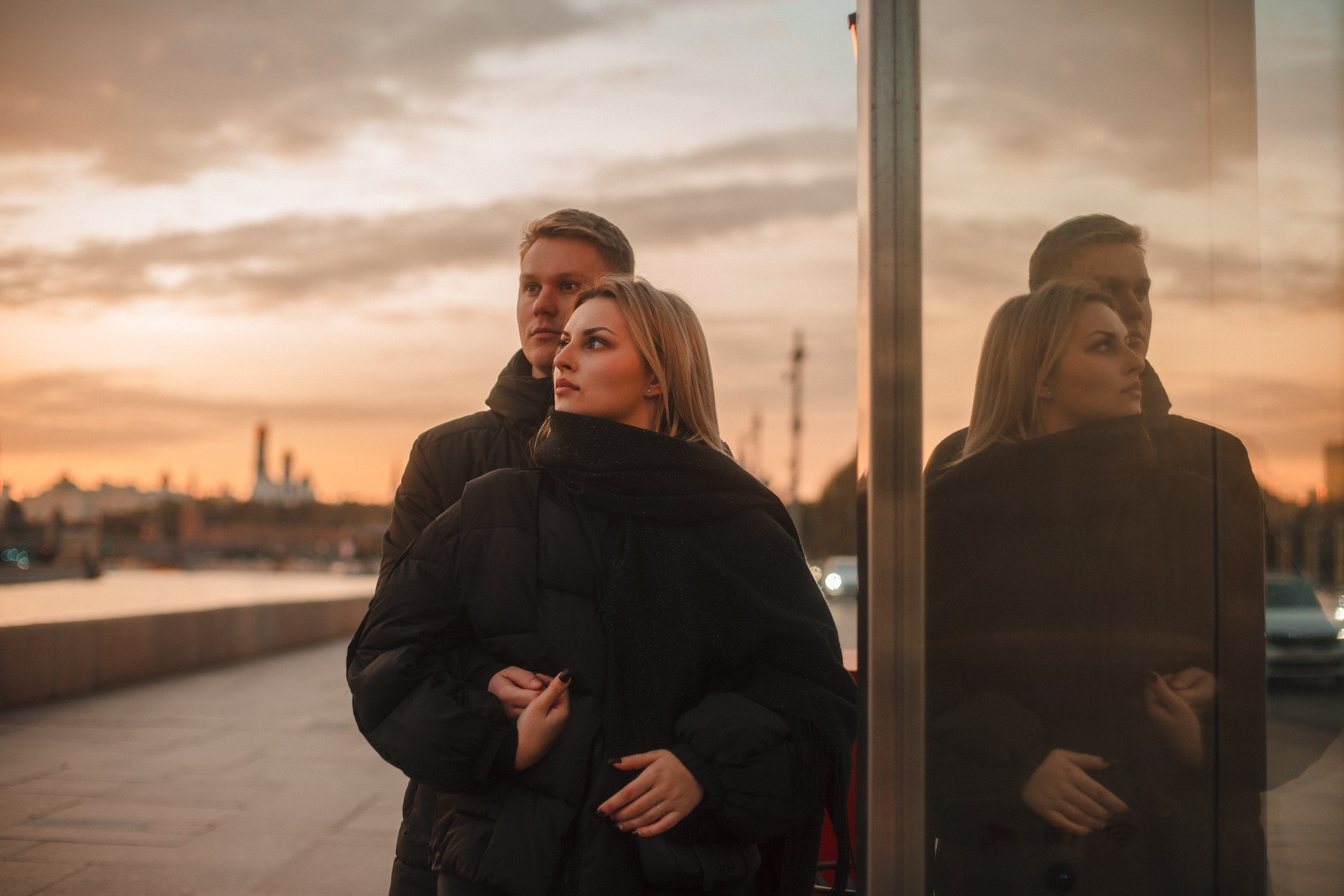 Пара. Зарядье (прогулка). Портретный и репортажный фотограф в Москве, Ольга Ларема