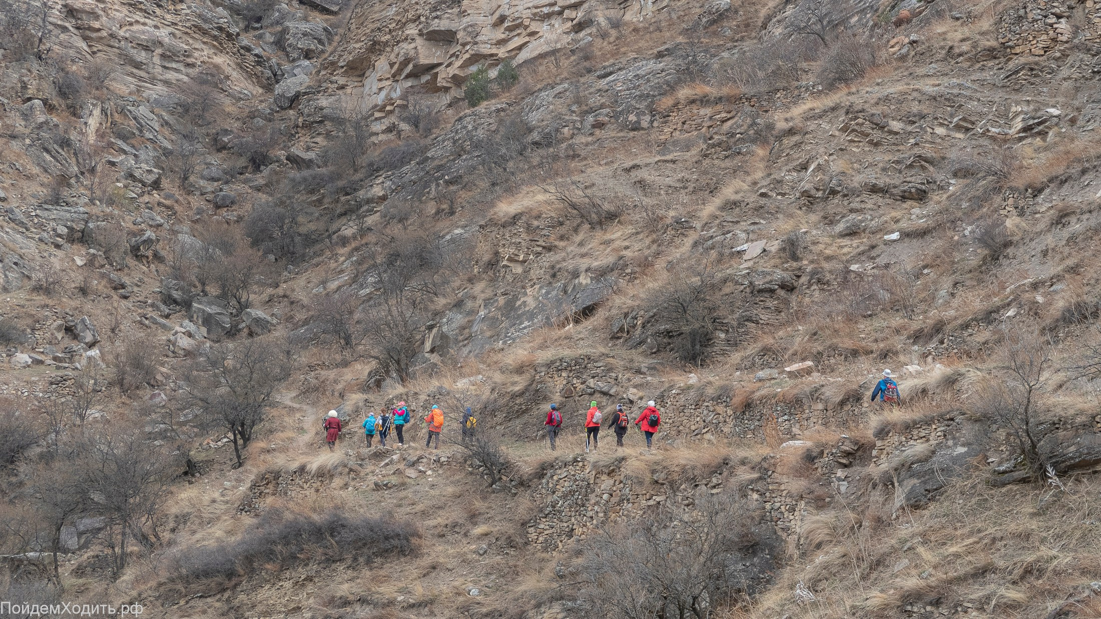 Nordic Walkers в Дагестане. Фото из походов и путешествий клуба скандинавской ходьбы Пойдем Ходить