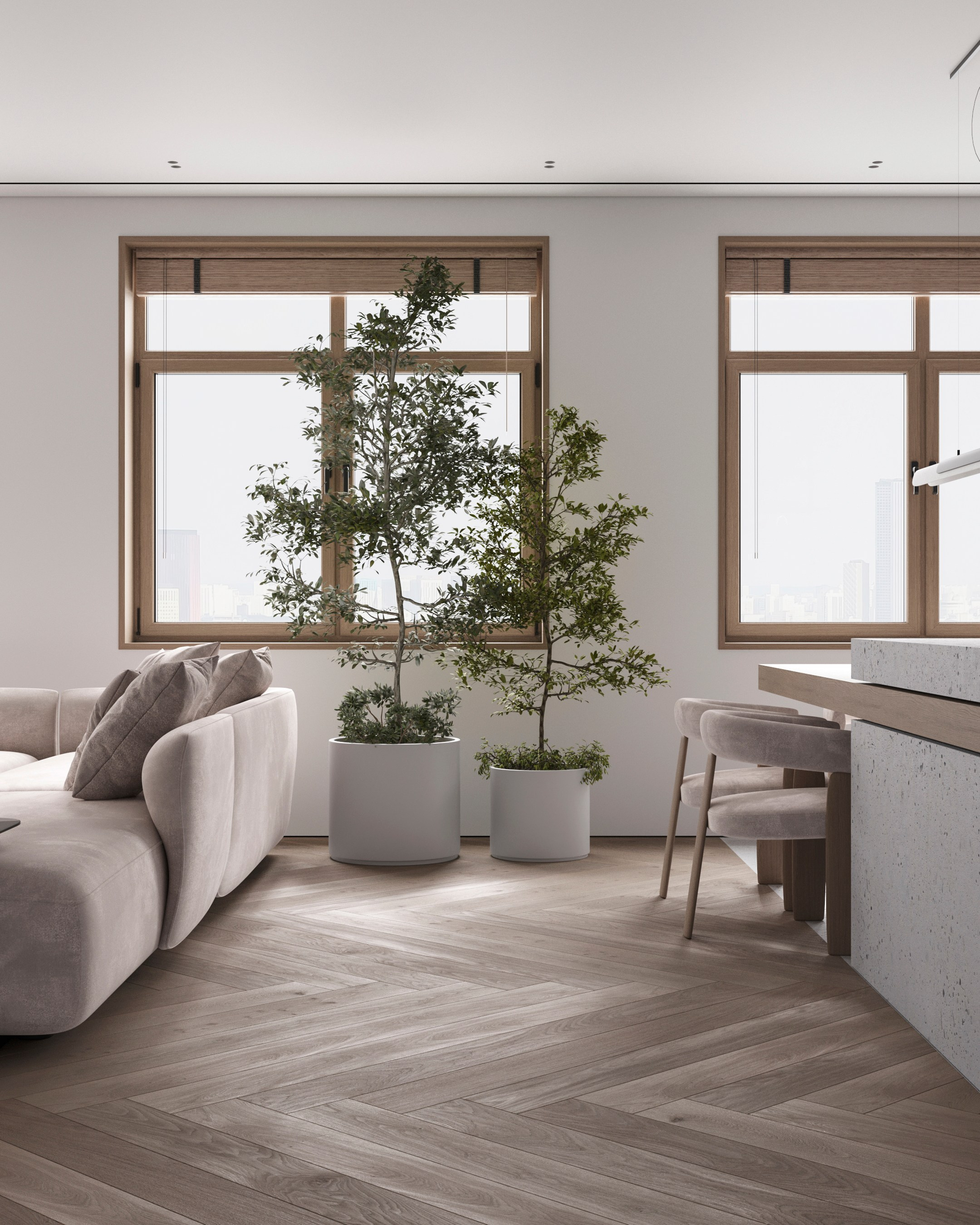 Кухня-гостиная. Kindhard-design