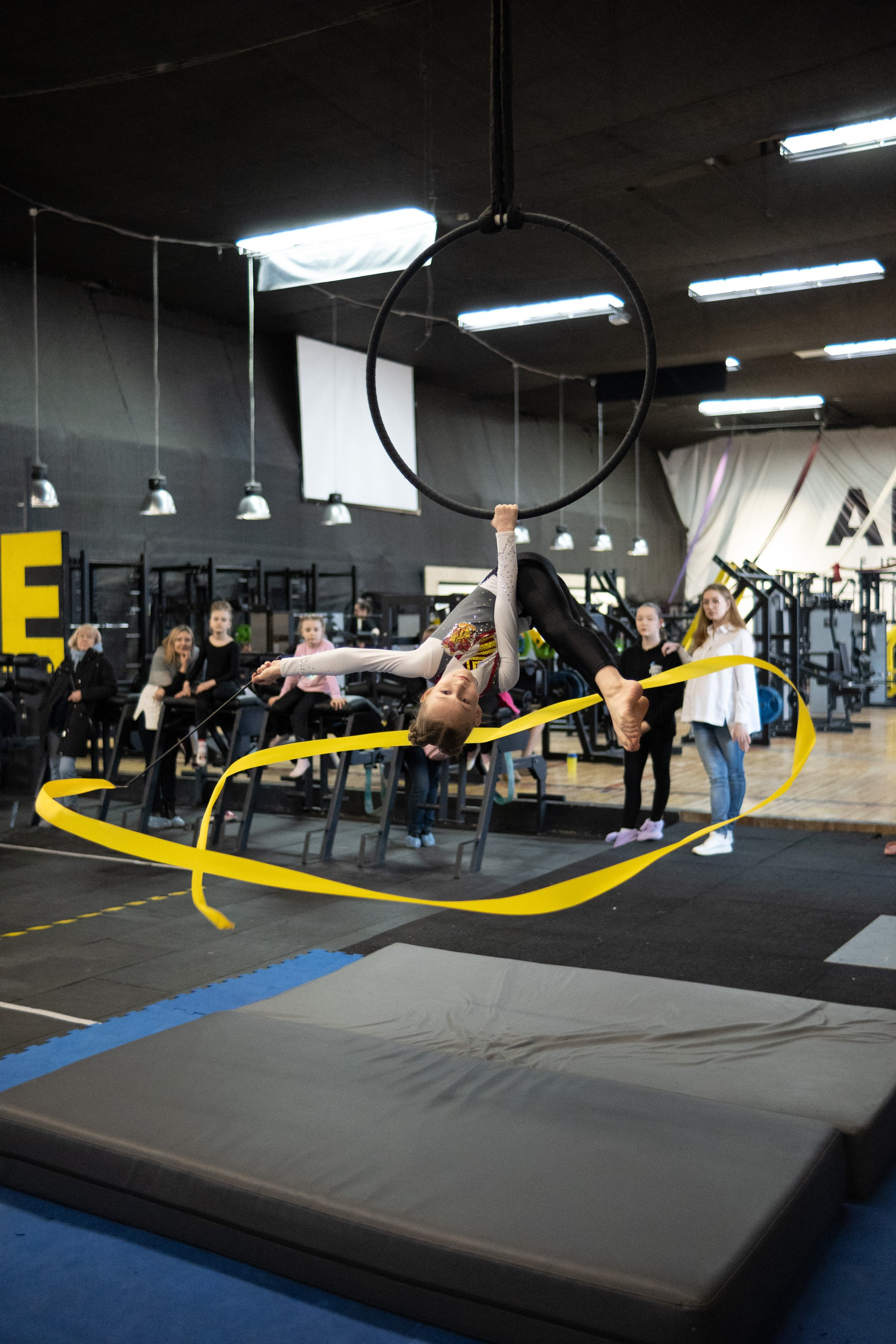 Внутриклубные соревнования по воздушной гимнастике 02.04.23