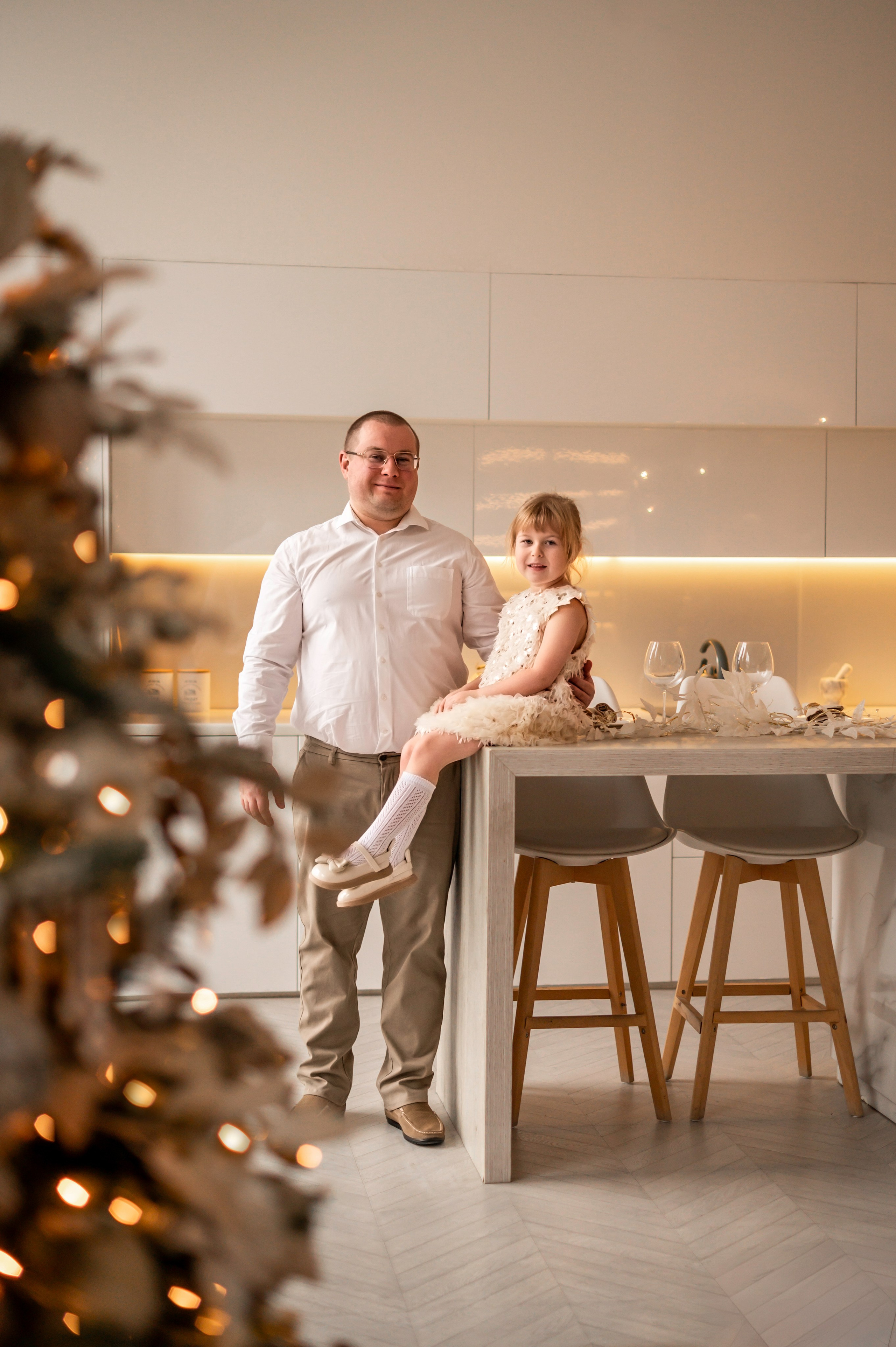 Семья Екатерины в студии Мимика