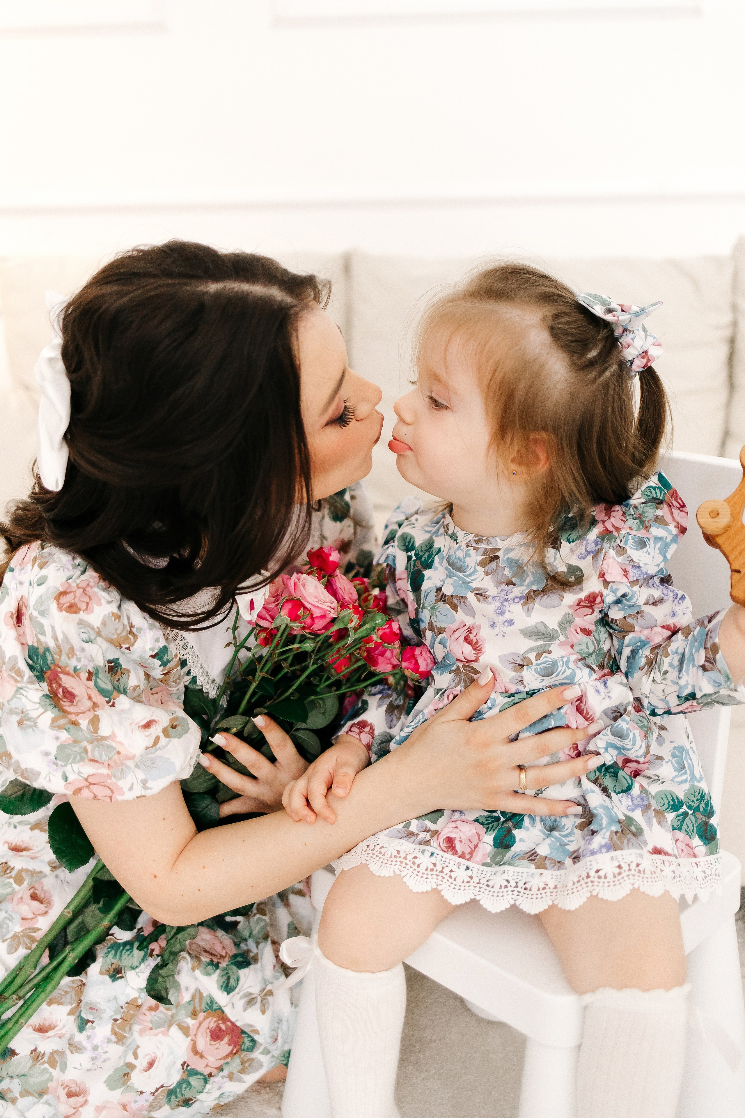 Мама и дочь. Свадебный фотограф Кропоткин Краснодар