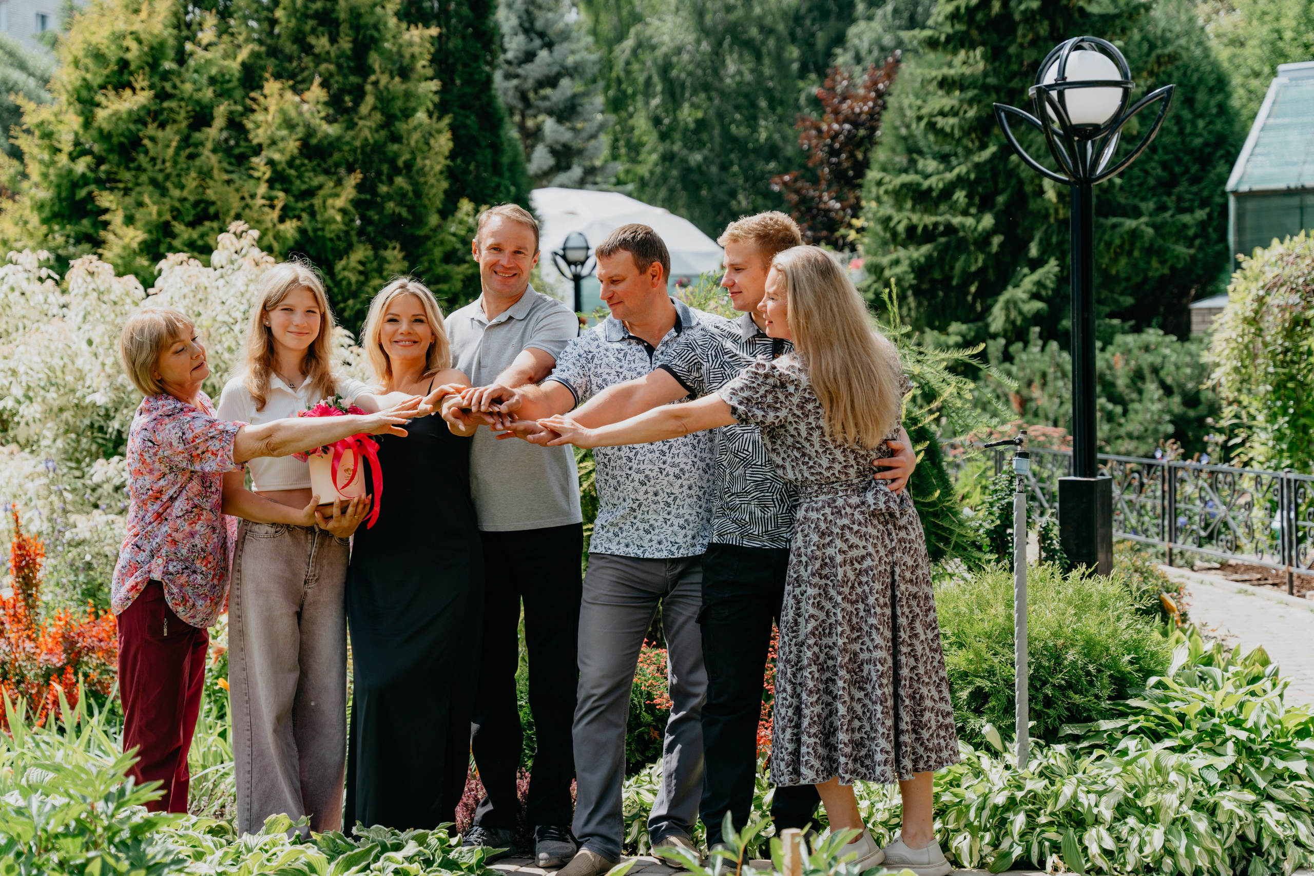 В ботаническом саду на день рождения бабушки