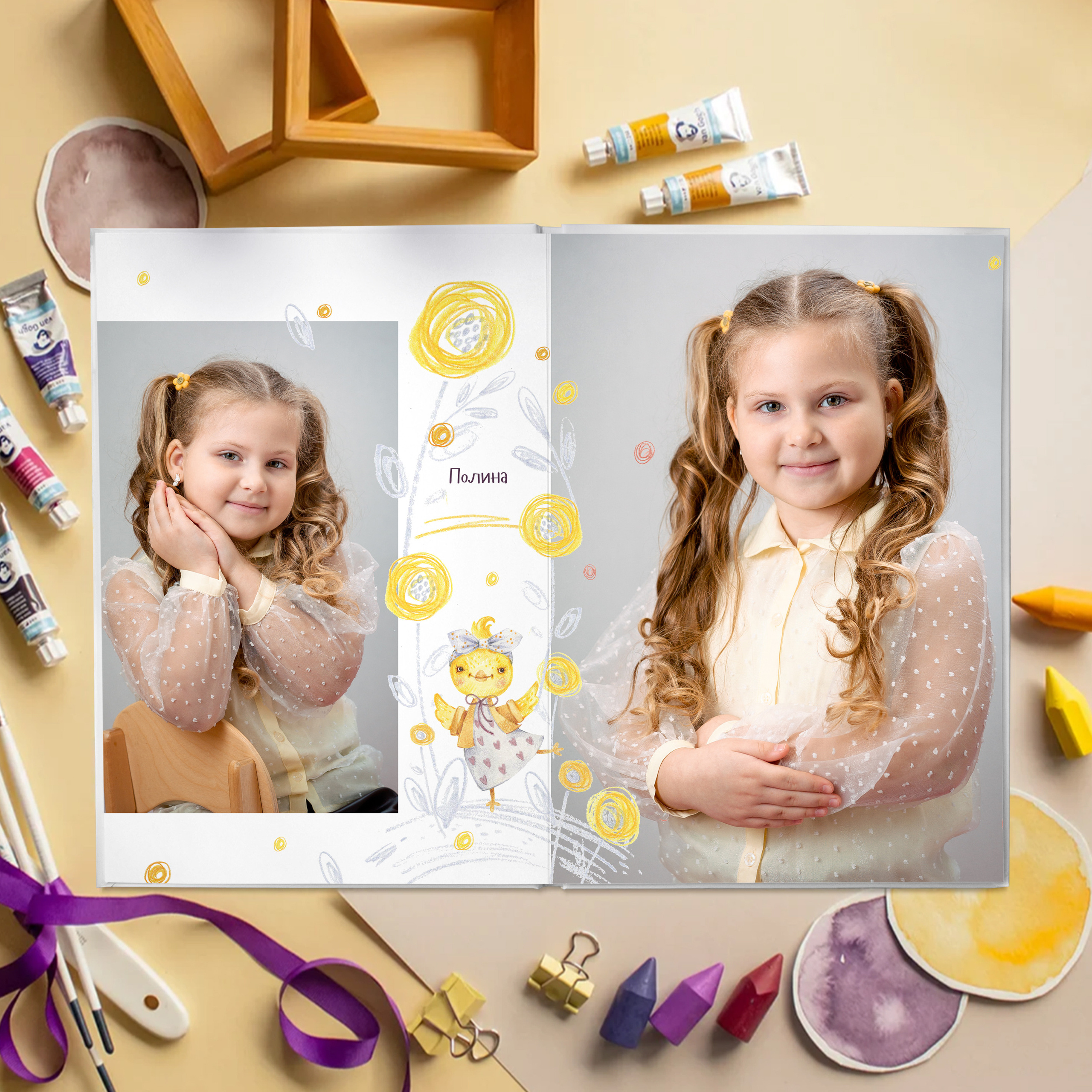 Альбом «Цыплята». Выпускные альбомы для детского сада и школы