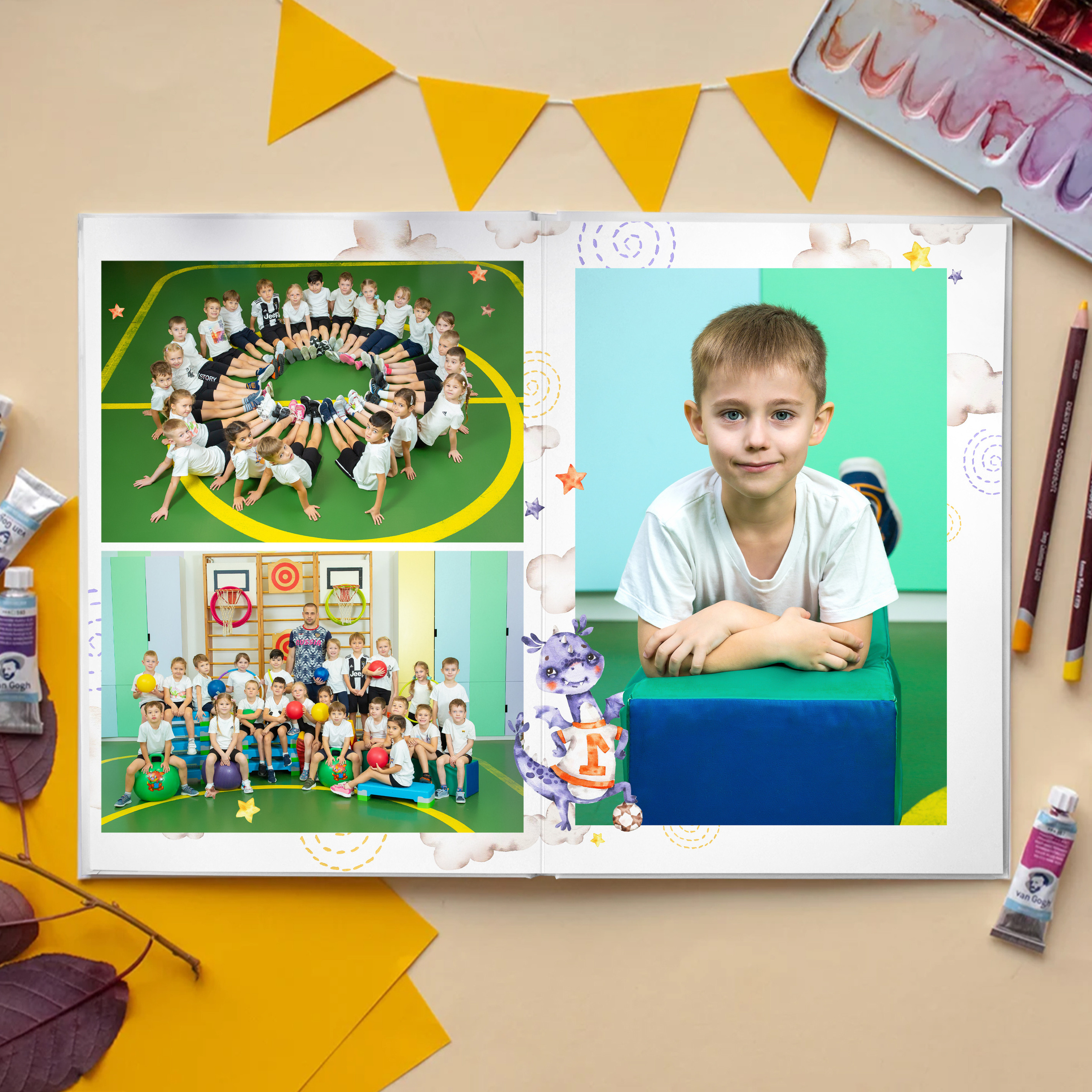 Альбом «Дракоши». Выпускные альбомы для детского сада и школы