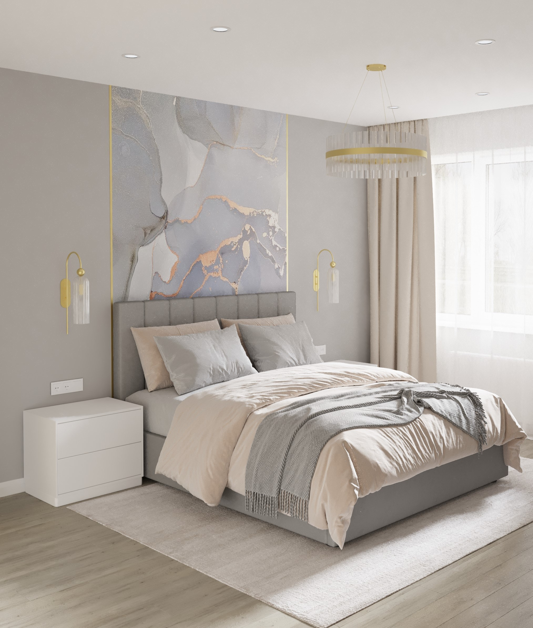 Квартира в светлых тонах г. Ижевск. Дизайн интерьера / Дизайн-проект / Лебедь Юлия