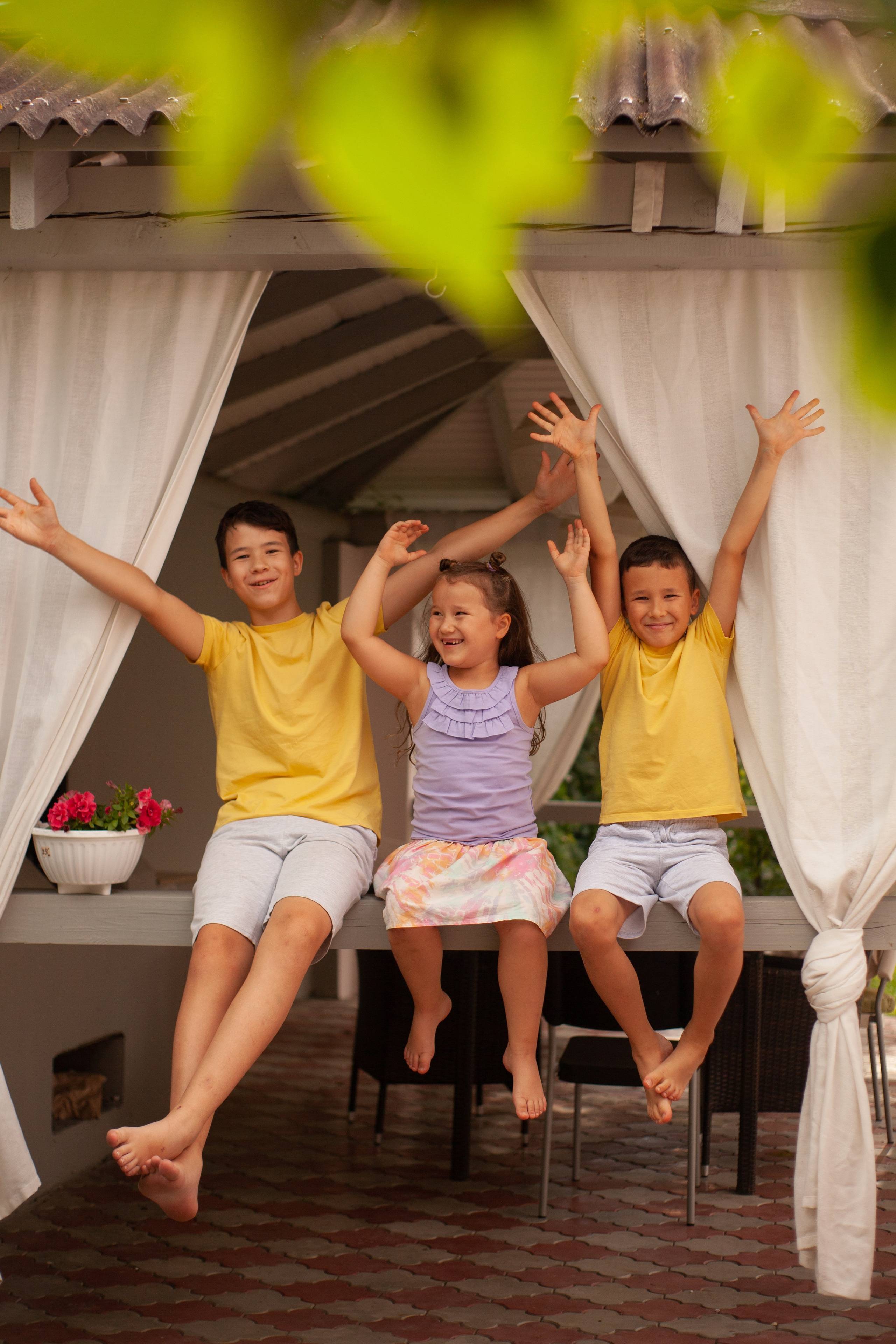 Асель и братья. Детская съёмка в Казани. Марина Лавинская Фотограф из Москвы