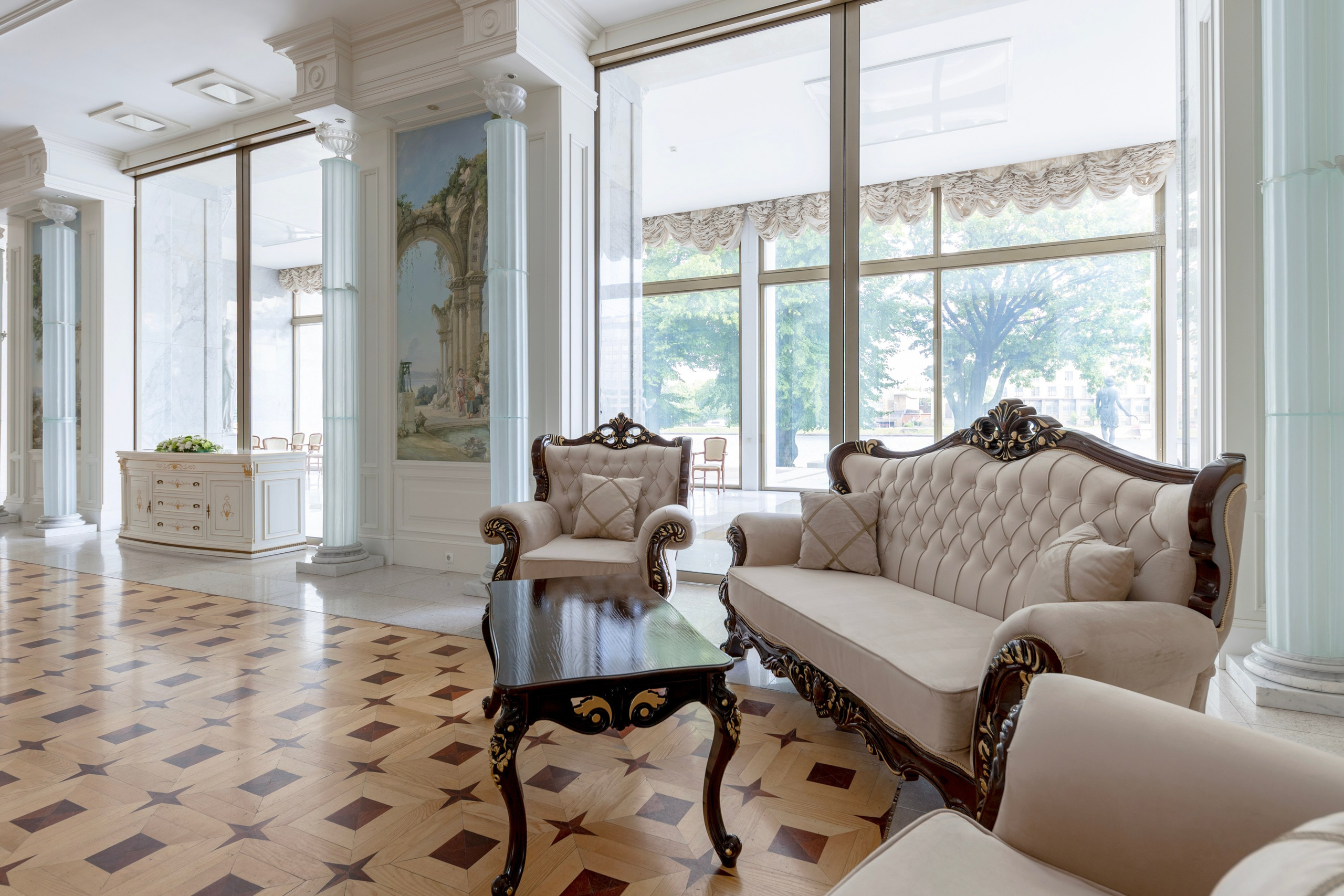 Государственная резиденция К-2 на набережной р. Малой Невки. Интерьерный фотограф в Санкт-Петербурге Екатерина Цыбулько