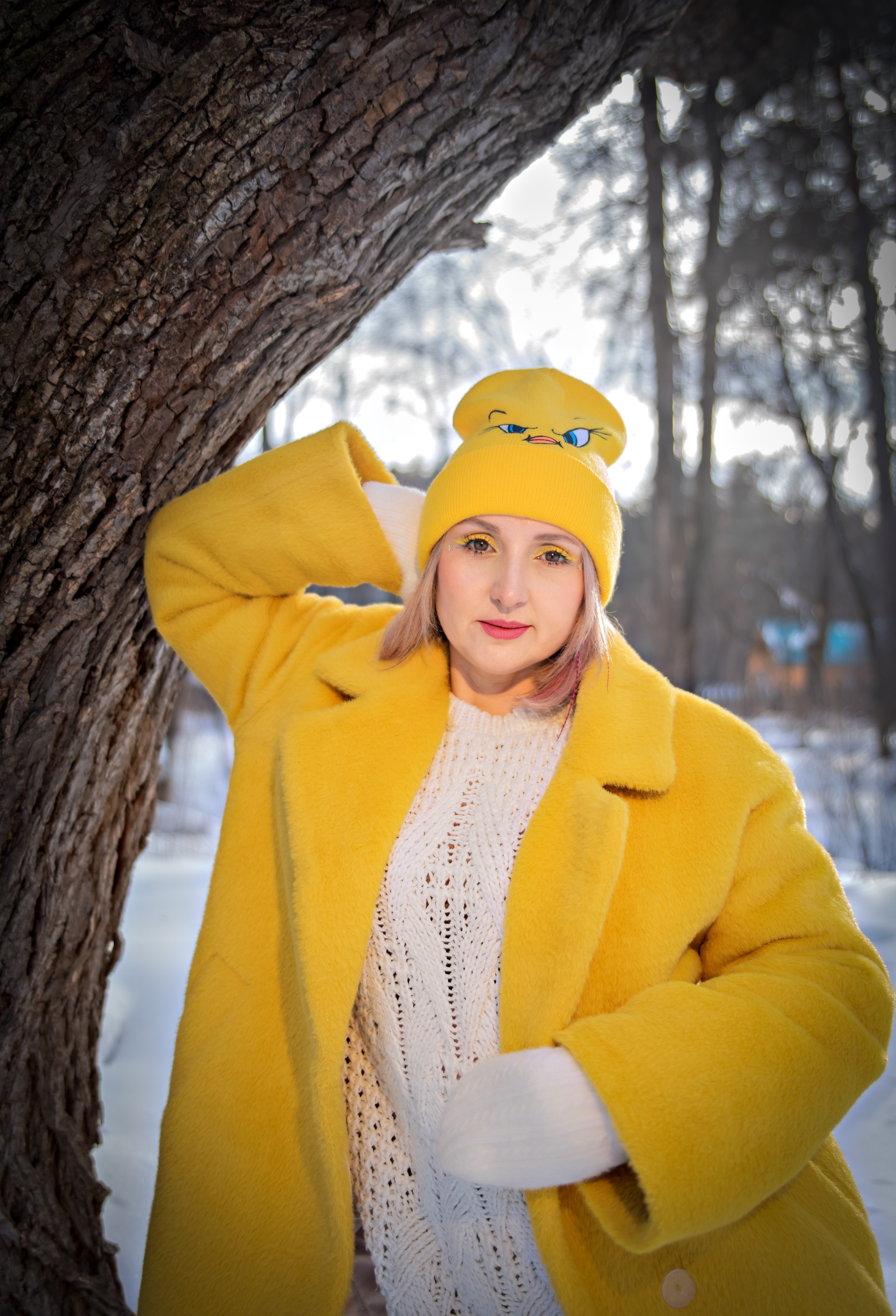 Индивидуальна и портретная фотосессия для Евгении, прогулка в зимнем лесу санатория Дальняя Дача. Семейный и портретный фотограф Кыштым Челябинск Марина Шигапова