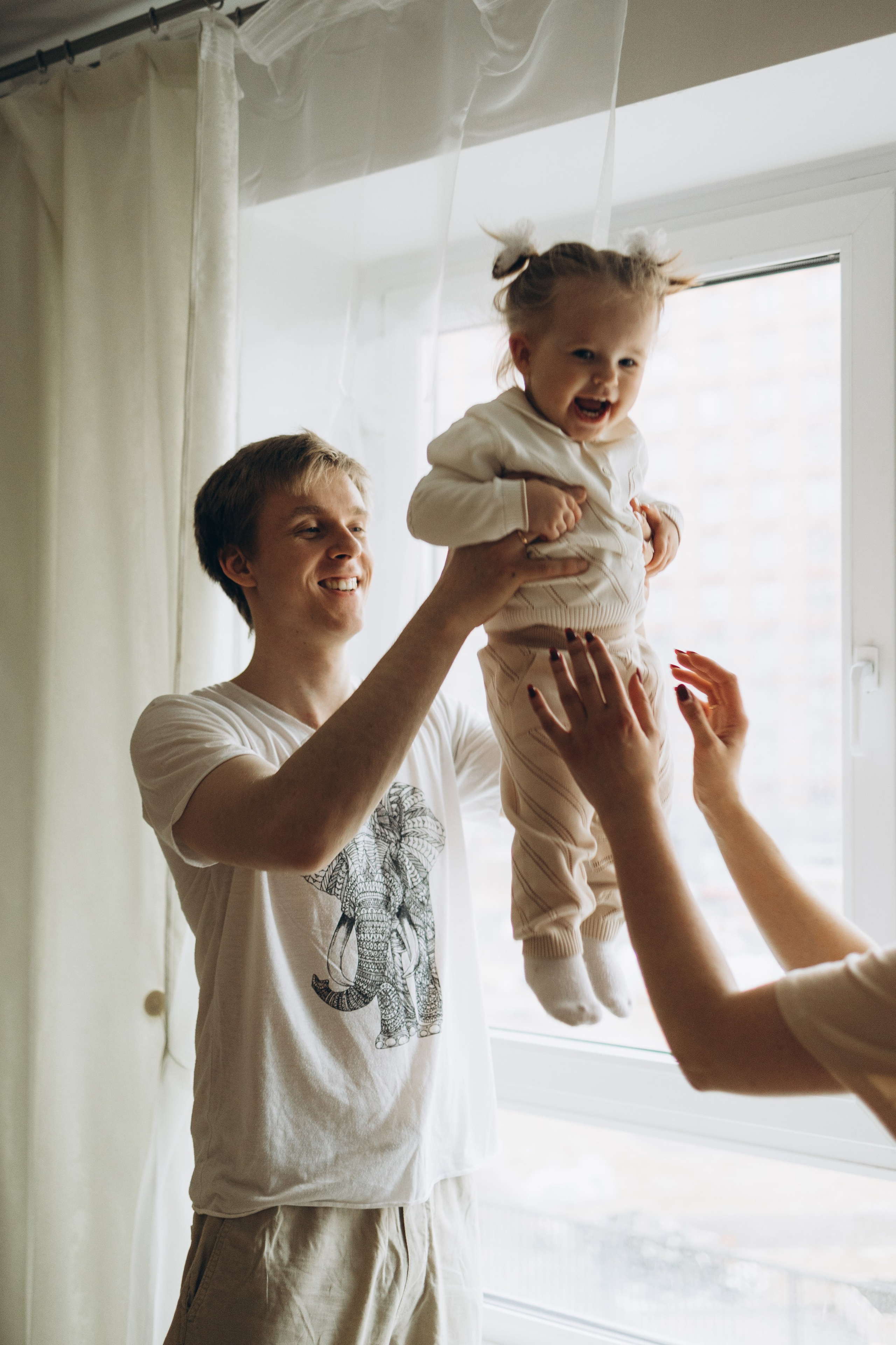 Настя, Андрей и Лиза. Семейный фотограф в Москве Виктория Ястребинская